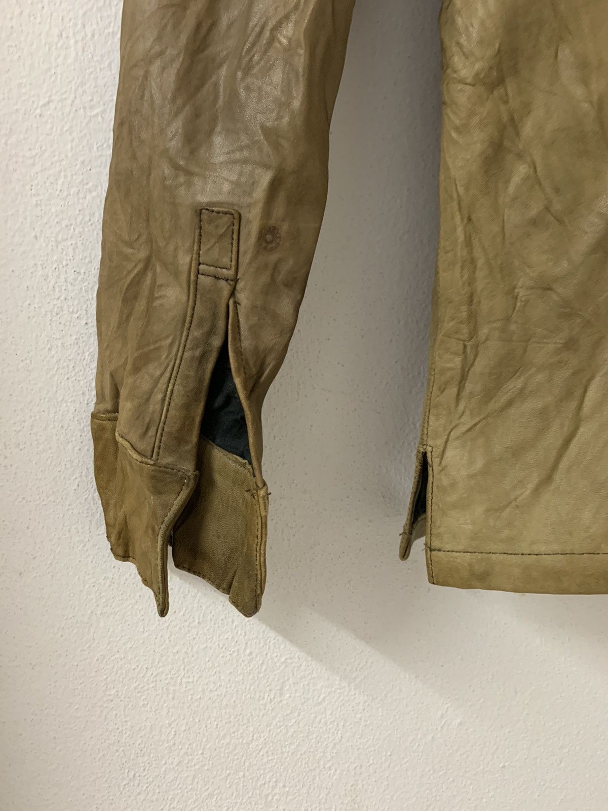 Isamu Katayama Backlash Isamu Katayama Backlash Cowhide Leather Jacket Size US XXS / EU 40 - 9 Thumbnail