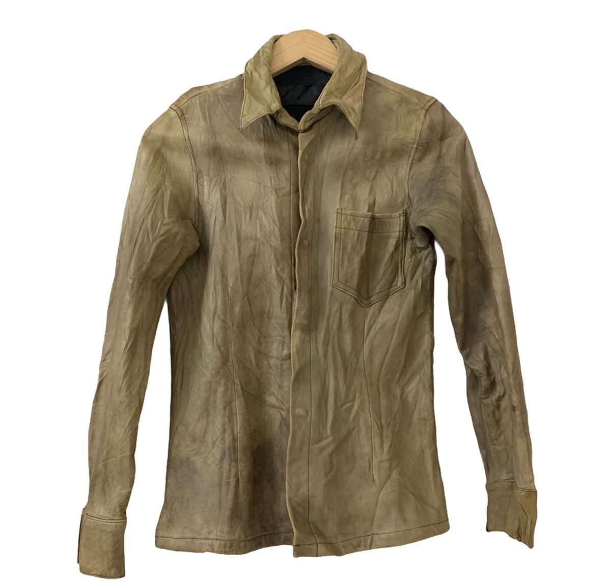 Isamu Katayama Backlash Isamu Katayama Backlash Cowhide Leather Jacket Size US XXS / EU 40 - 1 Thumbnail