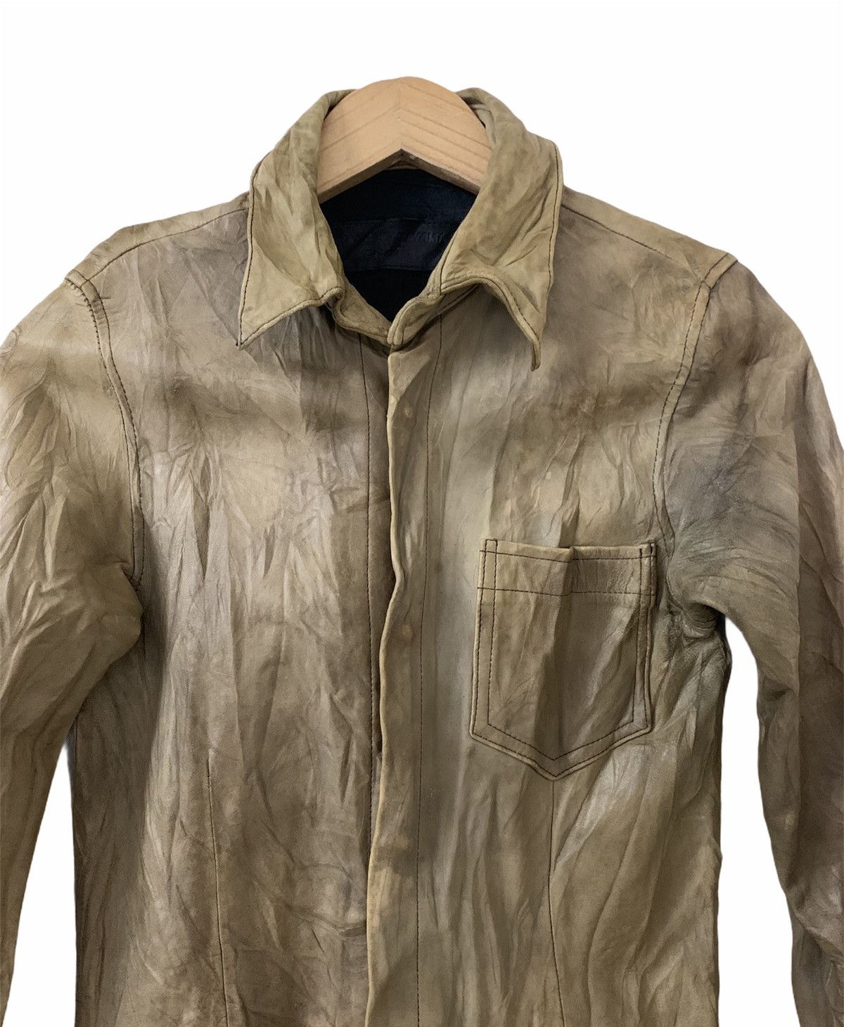 Isamu Katayama Backlash Isamu Katayama Backlash Cowhide Leather Jacket Size US XXS / EU 40 - 2 Thumbnail