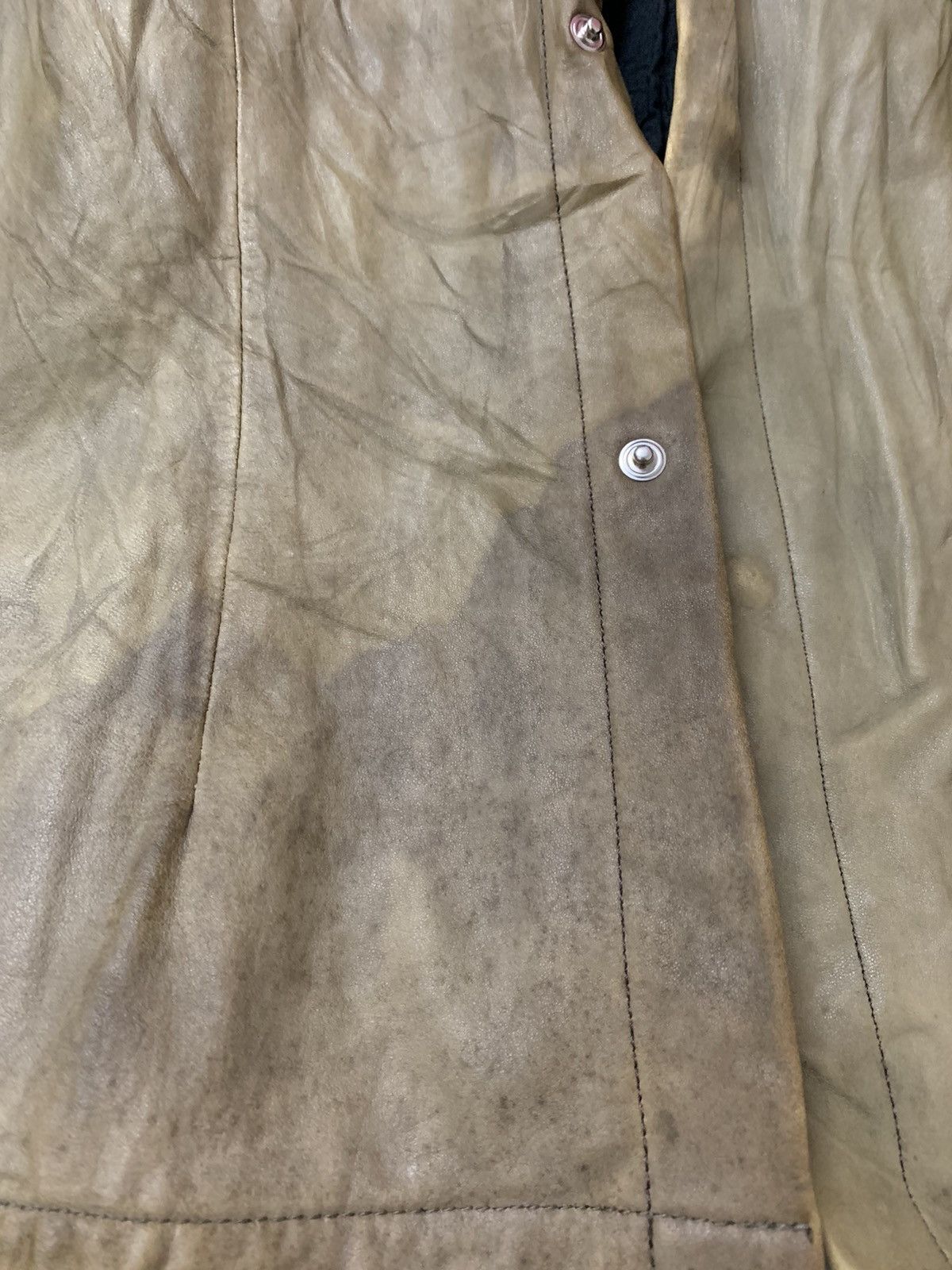 Isamu Katayama Backlash Isamu Katayama Backlash Cowhide Leather Jacket Size US XXS / EU 40 - 12 Thumbnail