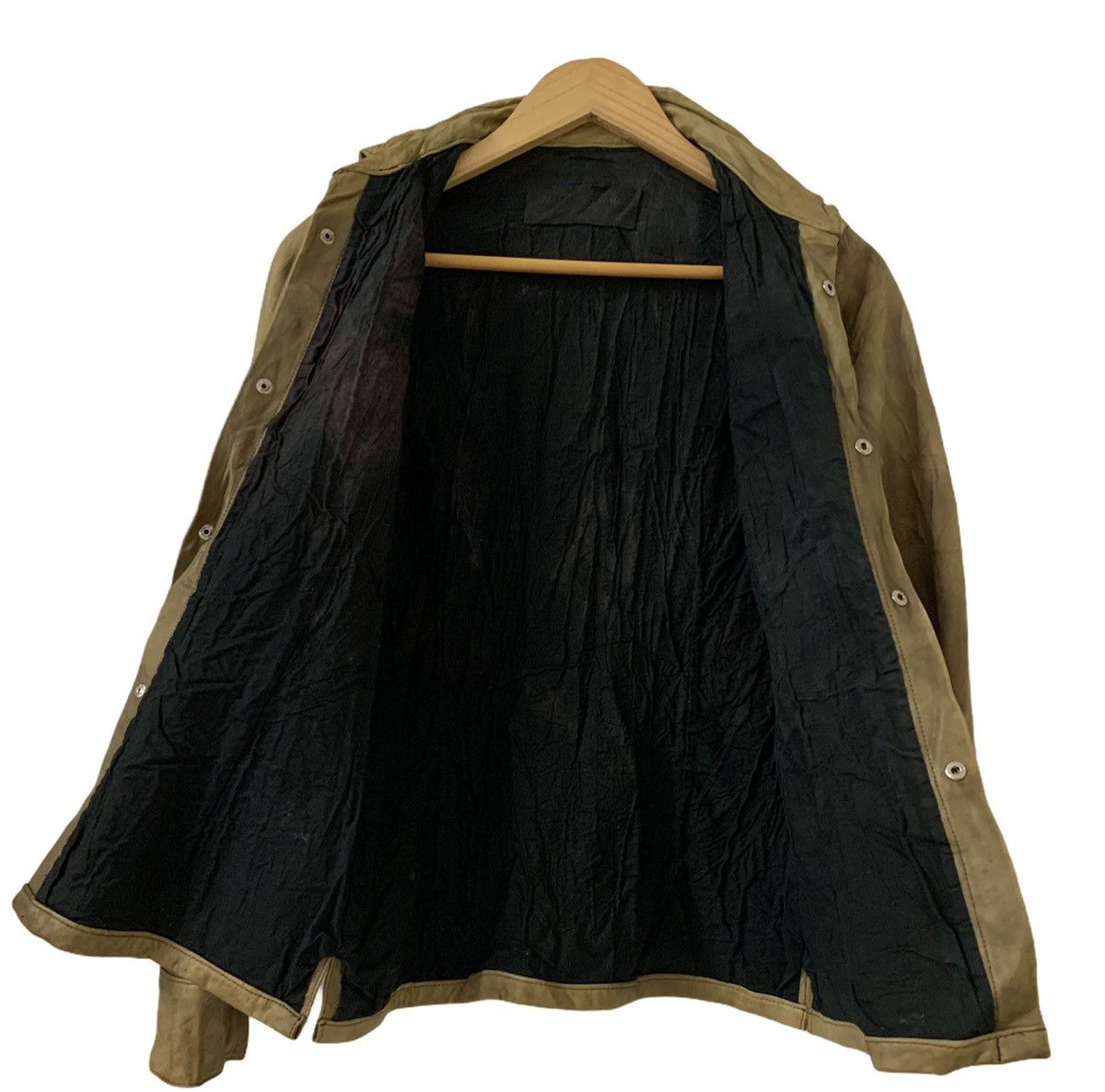 Isamu Katayama Backlash Isamu Katayama Backlash Cowhide Leather Jacket Size US XXS / EU 40 - 8 Thumbnail