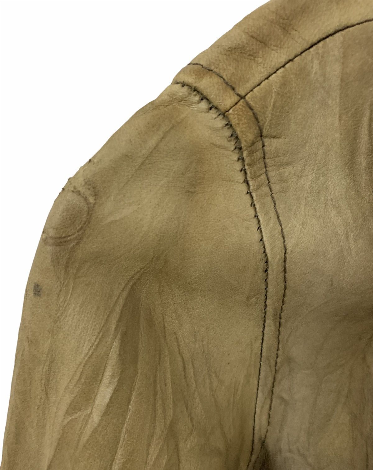Isamu Katayama Backlash Isamu Katayama Backlash Cowhide Leather Jacket Size US XXS / EU 40 - 6 Thumbnail