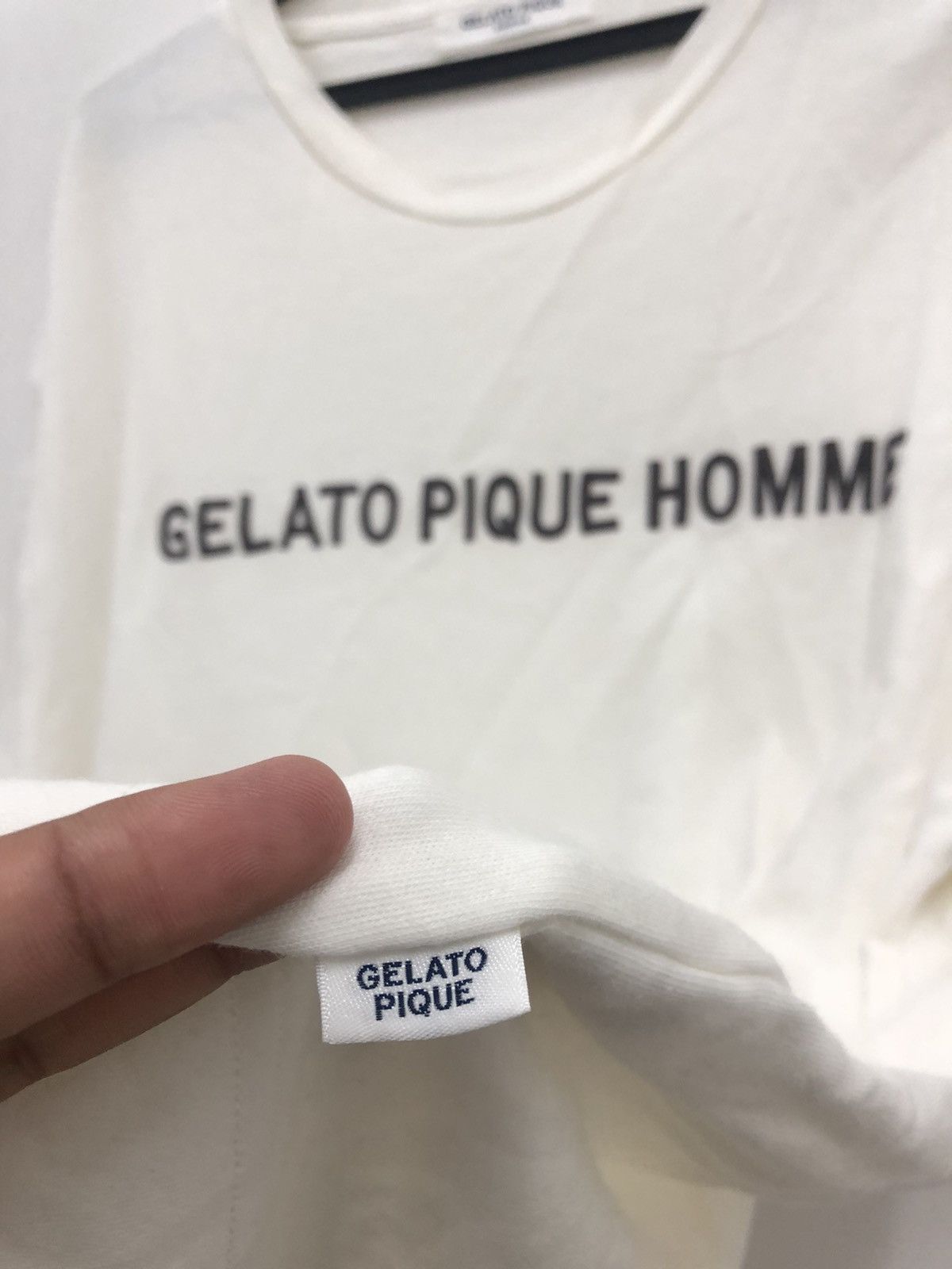 Japanese Brand GELATO PIQUE HOMME Japan Embroidered Spell Out Shirt Size US M / EU 48-50 / 2 - 6 Thumbnail