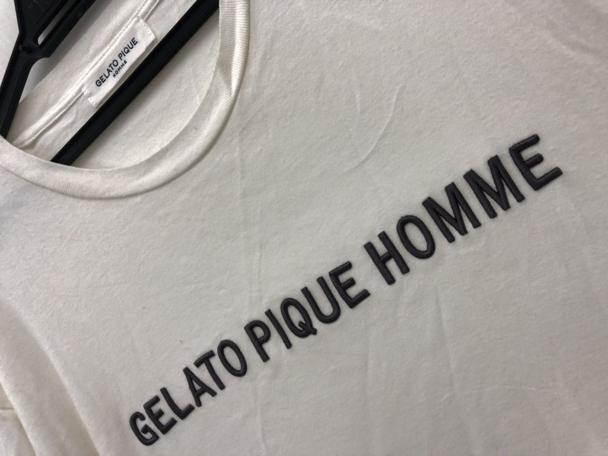 Japanese Brand GELATO PIQUE HOMME Japan Embroidered Spell Out Shirt Size US M / EU 48-50 / 2 - 3 Thumbnail