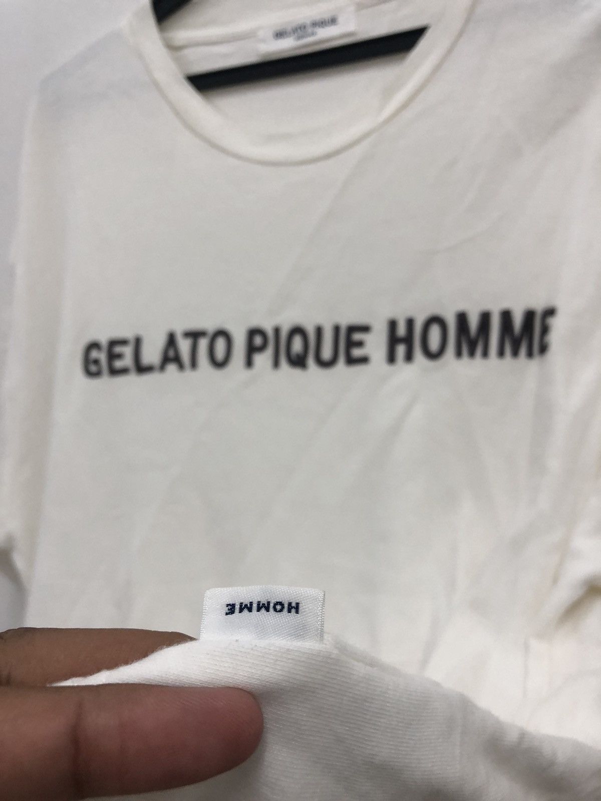 Japanese Brand GELATO PIQUE HOMME Japan Embroidered Spell Out Shirt Size US M / EU 48-50 / 2 - 7 Thumbnail