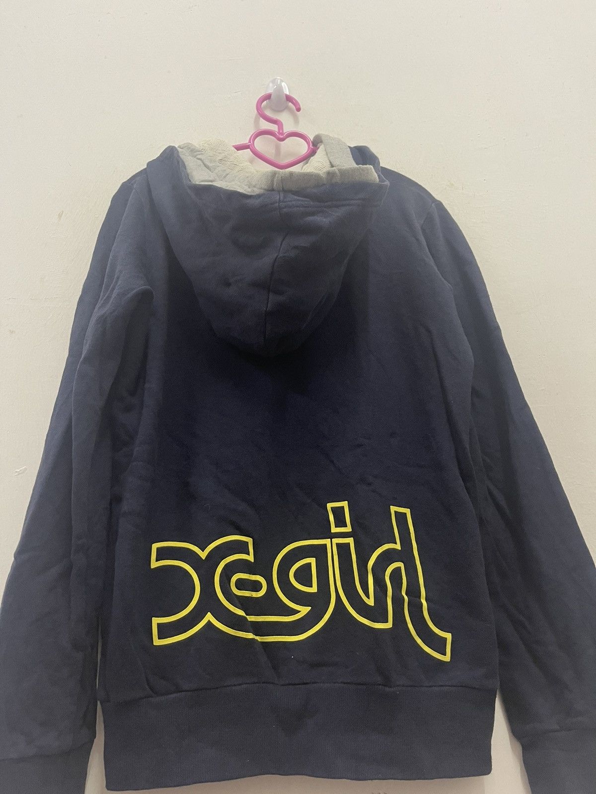 X-Girl Rare Vintage X-GIRL Spell Out Double Hooded Size S / US 4 / IT 40 - 2 Thumbnail