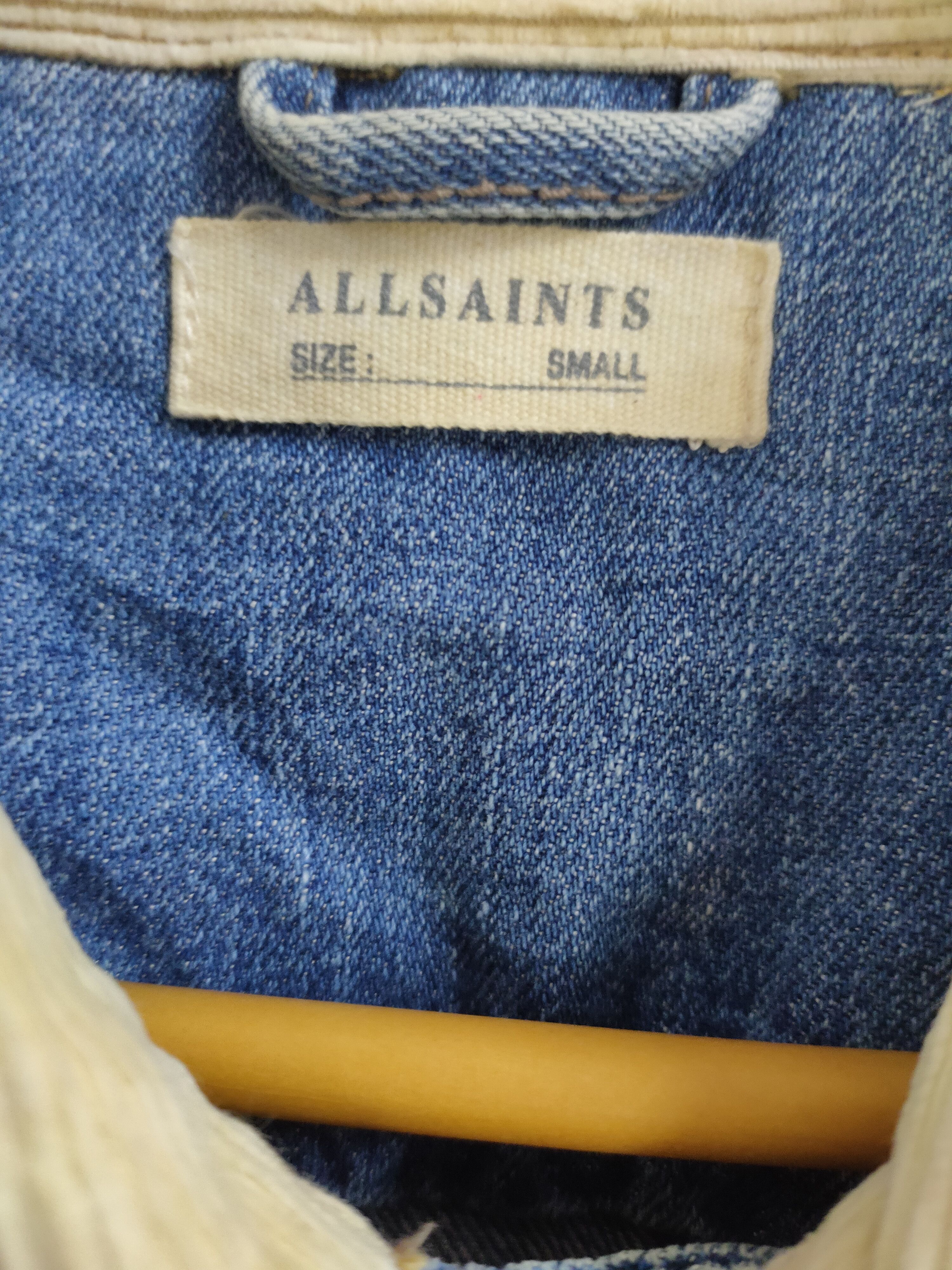 Allsaints Allsaints Distressed Daruma Denim Jacket Size US XS / EU 42 / 0 - 10 Thumbnail