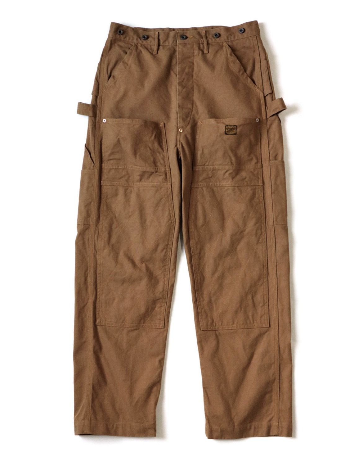 Pre-owned Kapital Canvas Lumber Pants Size 4 In Gold