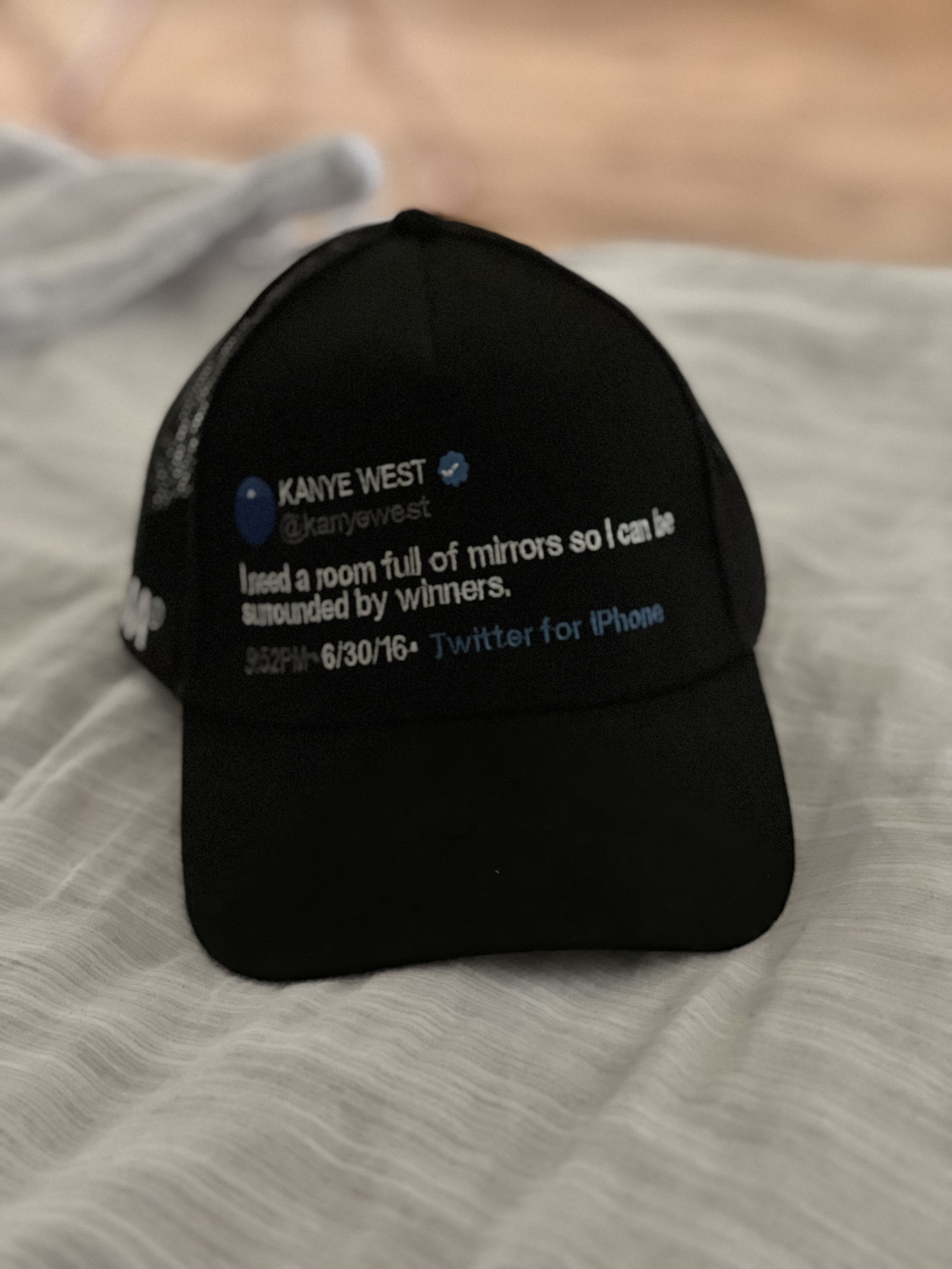 Black Twitter hat OwO Embroidered Snapback - ADULT - Black – Fantastic Fam Inc main image 3