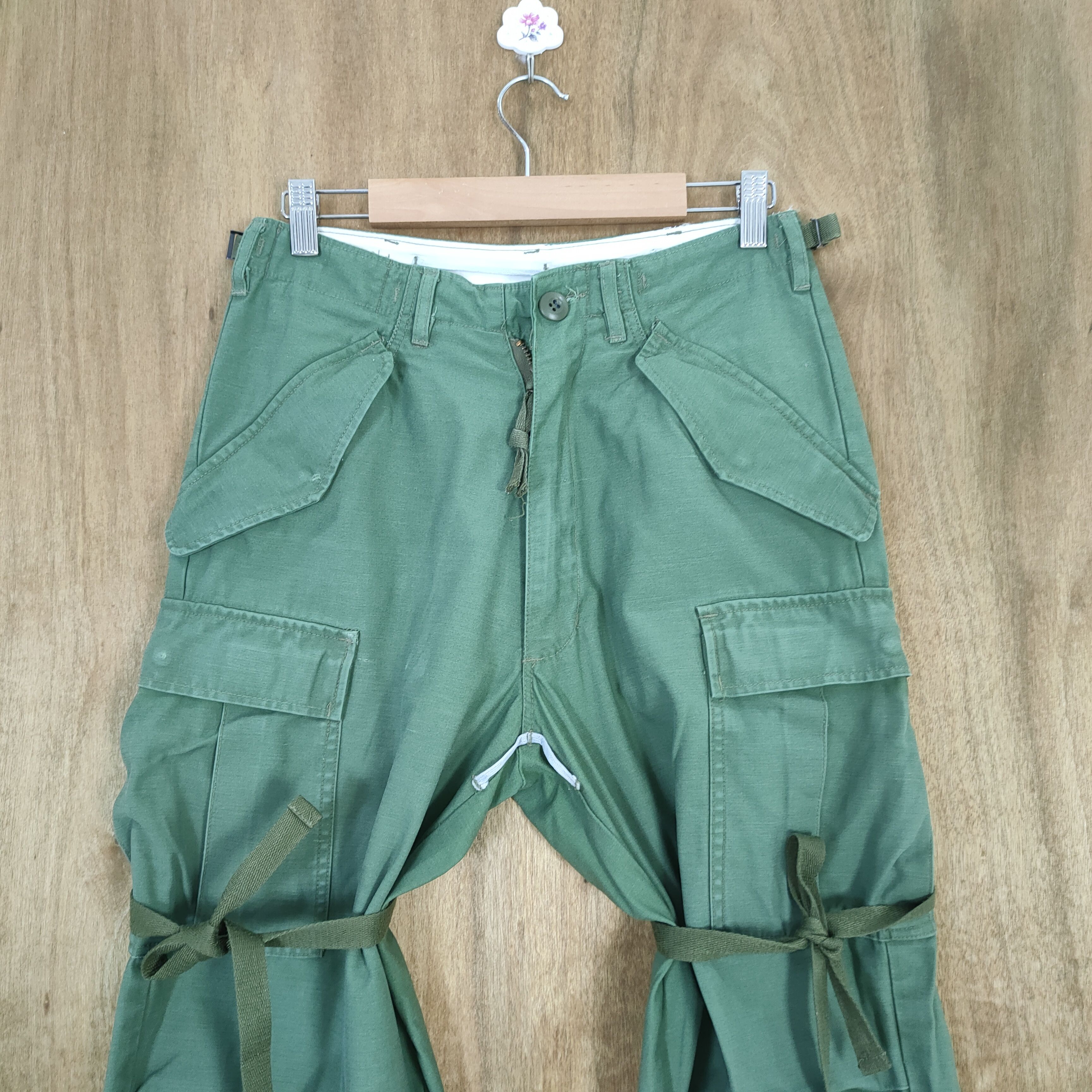 Japanese Brand VINTAGE TALON ZIP BONDAGE CARGO PANTS Size US 27 - 2 Thumbnail