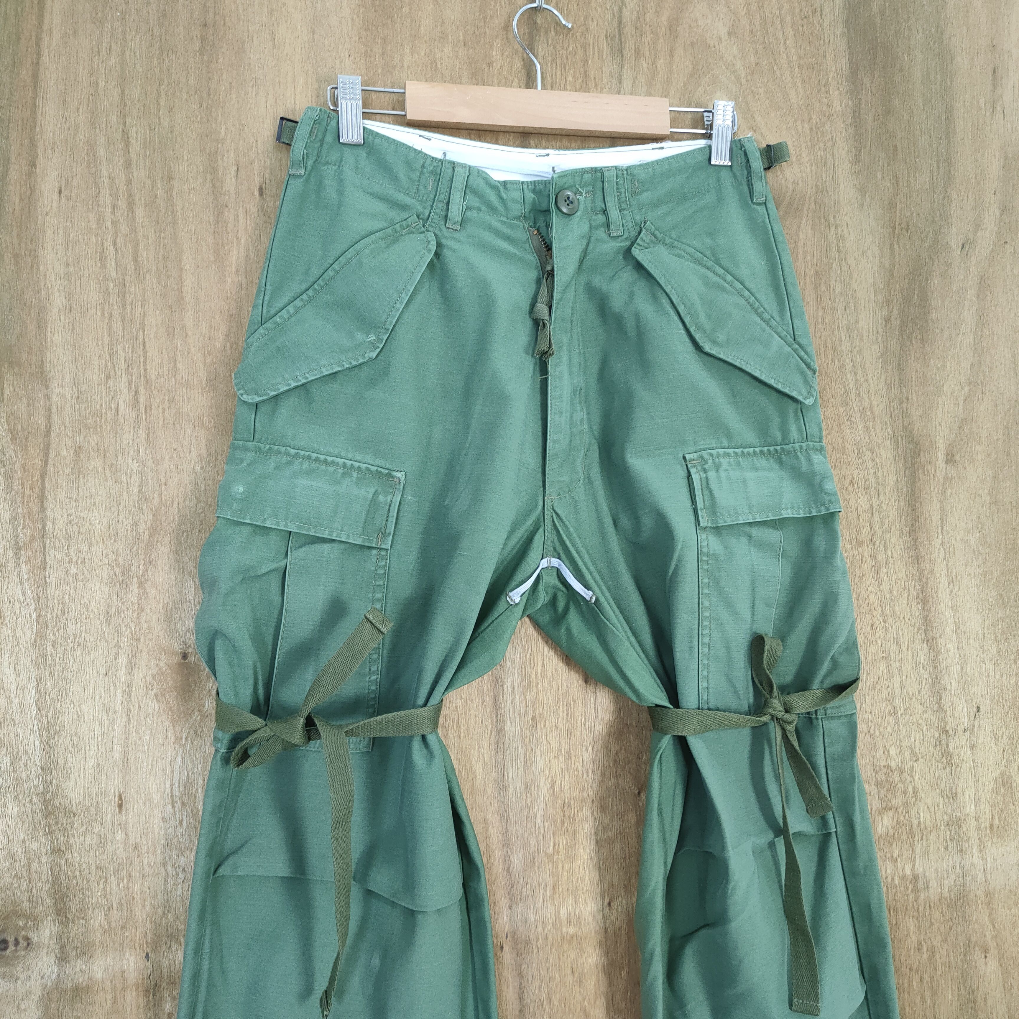 Japanese Brand VINTAGE TALON ZIP BONDAGE CARGO PANTS Size US 27 - 4 Thumbnail