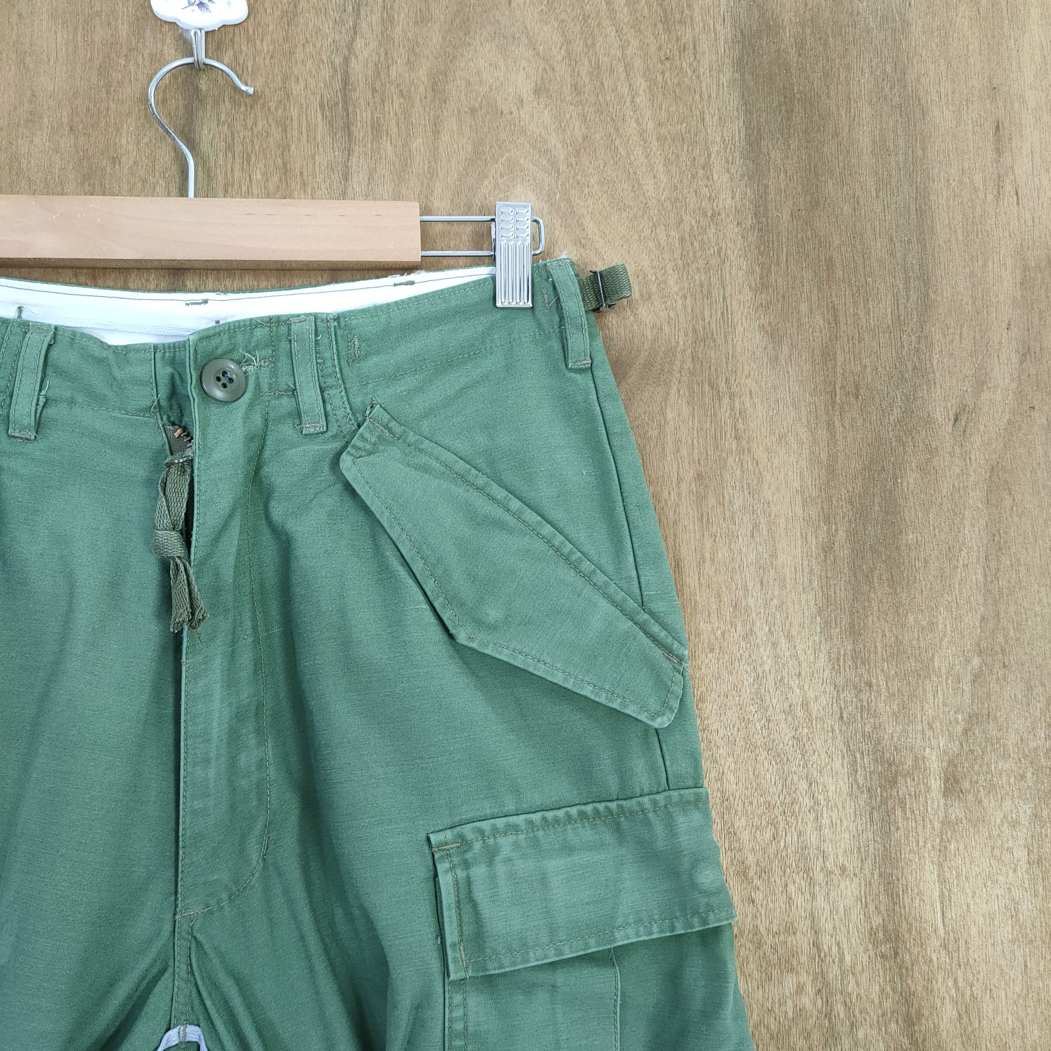 Japanese Brand VINTAGE TALON ZIP BONDAGE CARGO PANTS Size US 27 - 6 Thumbnail