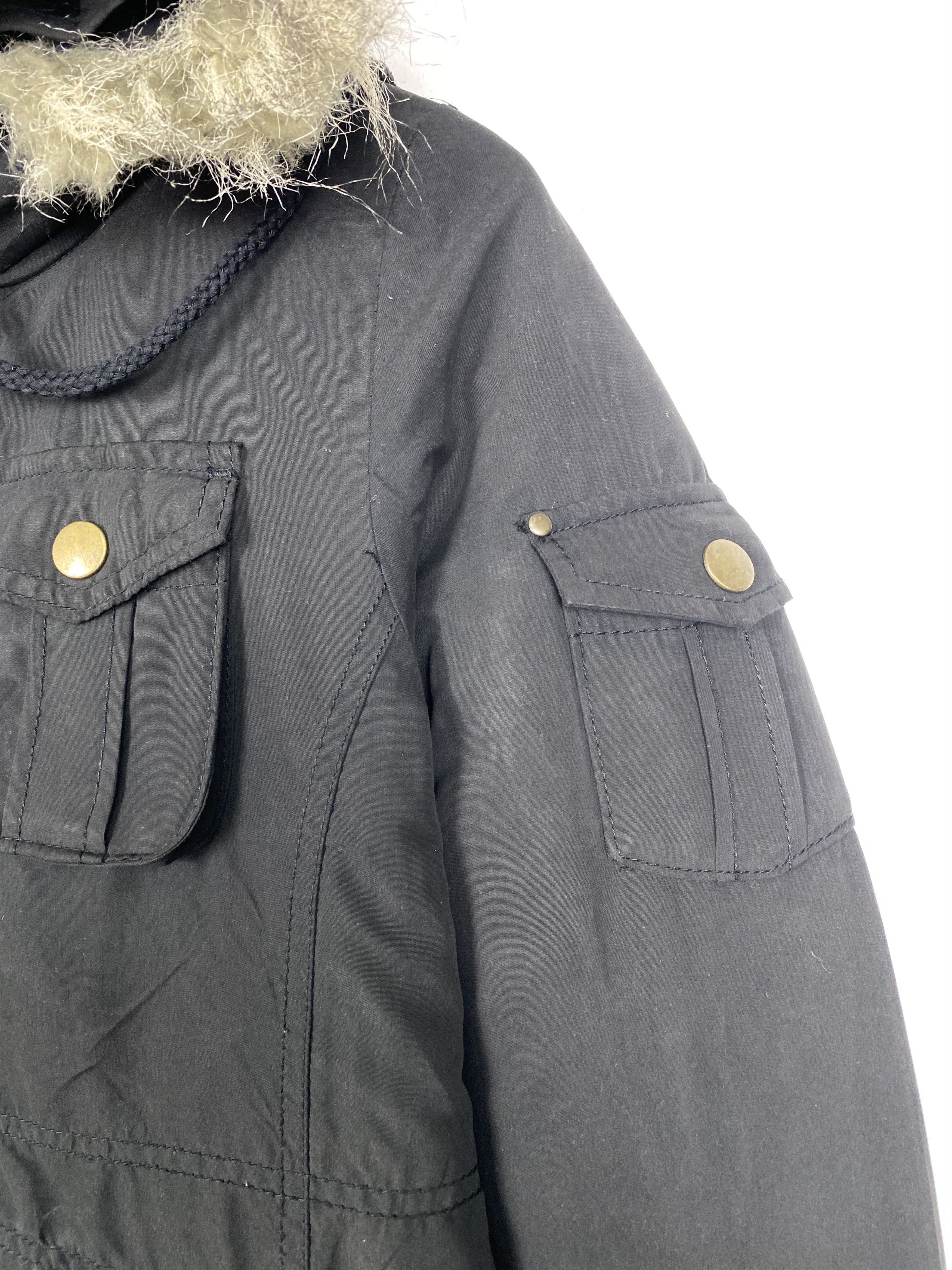 Japanese Brand Vintage Colza Quilted Lining Hoodie Long Jacket J1156 Size US S / EU 44-46 / 1 - 3 Thumbnail