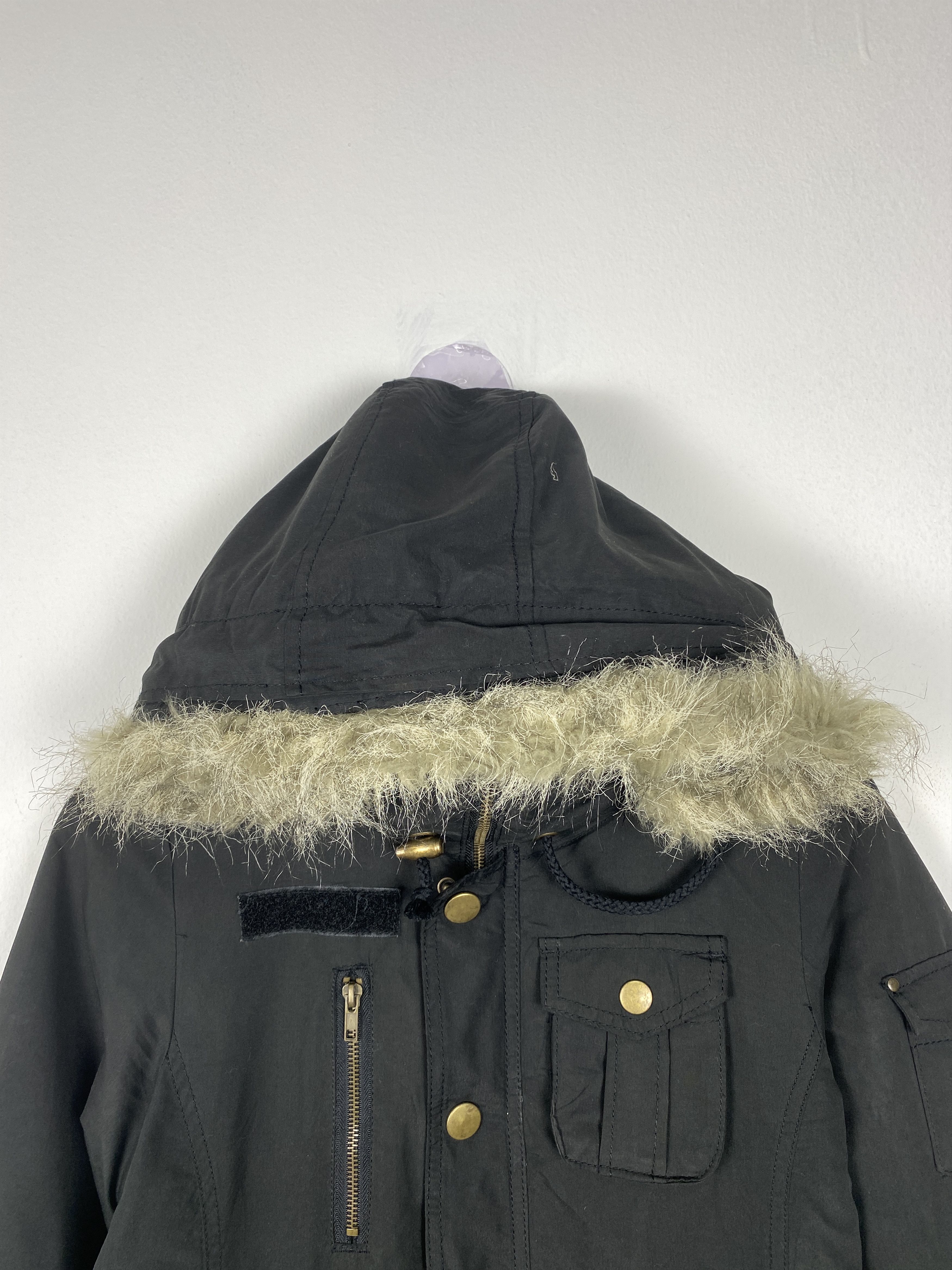 Japanese Brand Vintage Colza Quilted Lining Hoodie Long Jacket J1156 Size US S / EU 44-46 / 1 - 2 Thumbnail