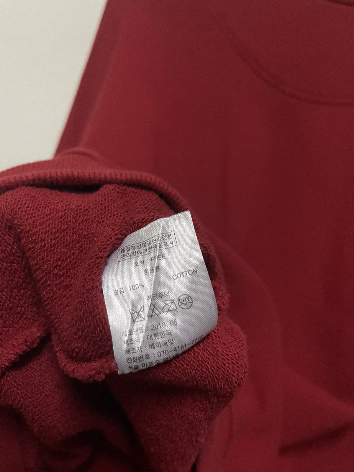 Japanese Brand Unisex Knit Sleeve Sweatshirt Red Size US L / EU 52-54 / 3 - 18 Thumbnail