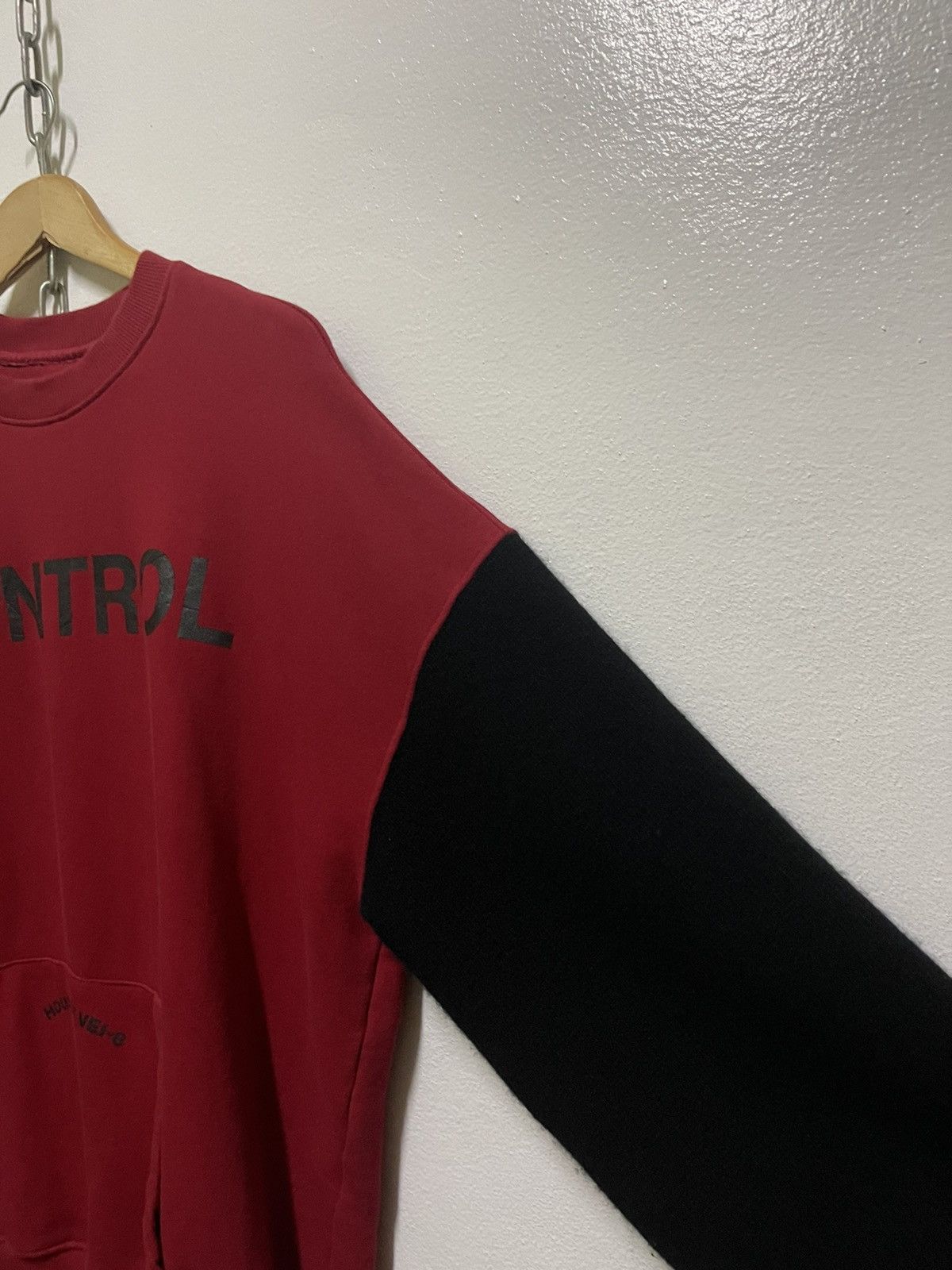 Japanese Brand Unisex Knit Sleeve Sweatshirt Red Size US L / EU 52-54 / 3 - 6 Thumbnail