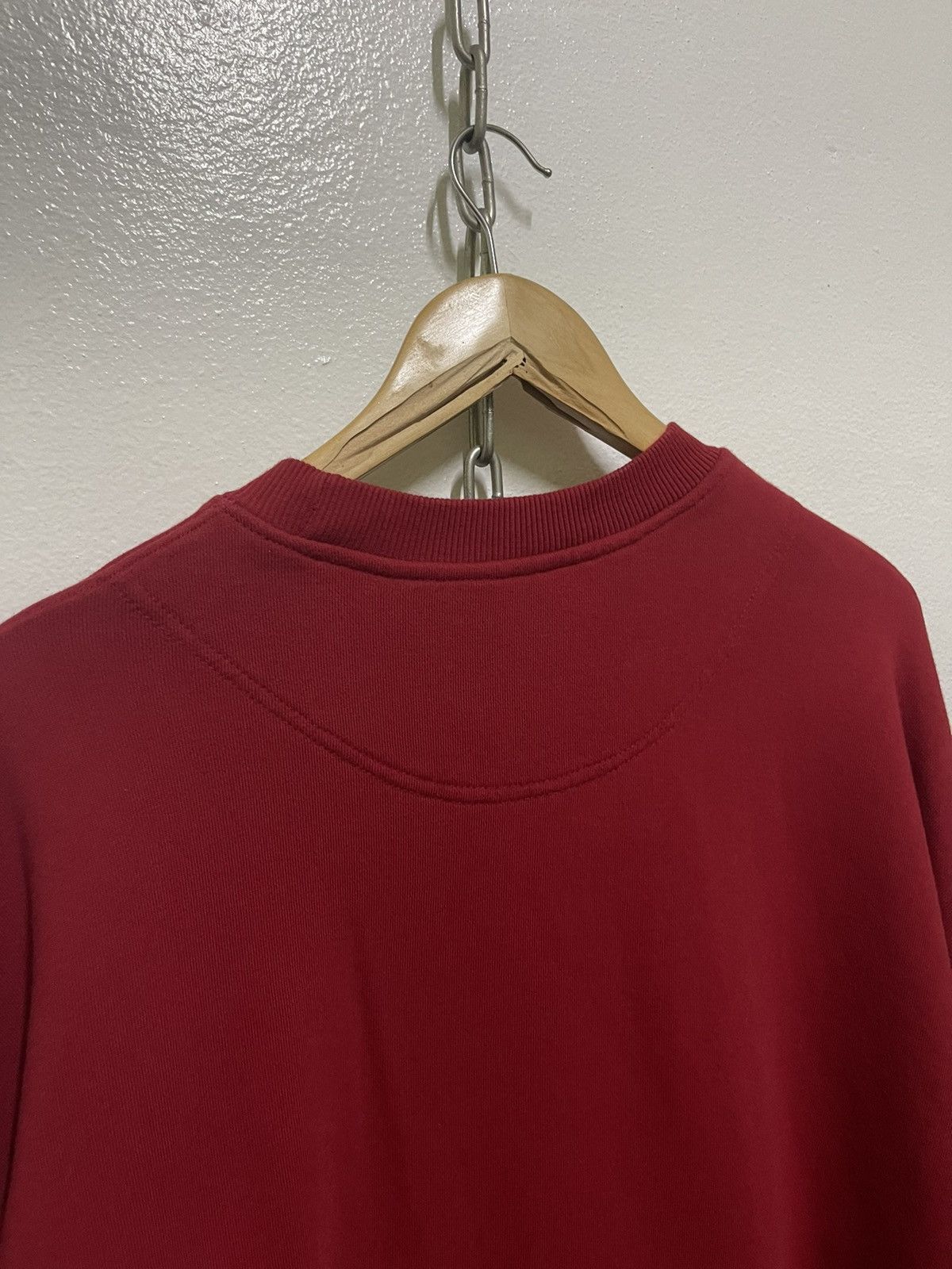 Japanese Brand Unisex Knit Sleeve Sweatshirt Red Size US L / EU 52-54 / 3 - 10 Thumbnail