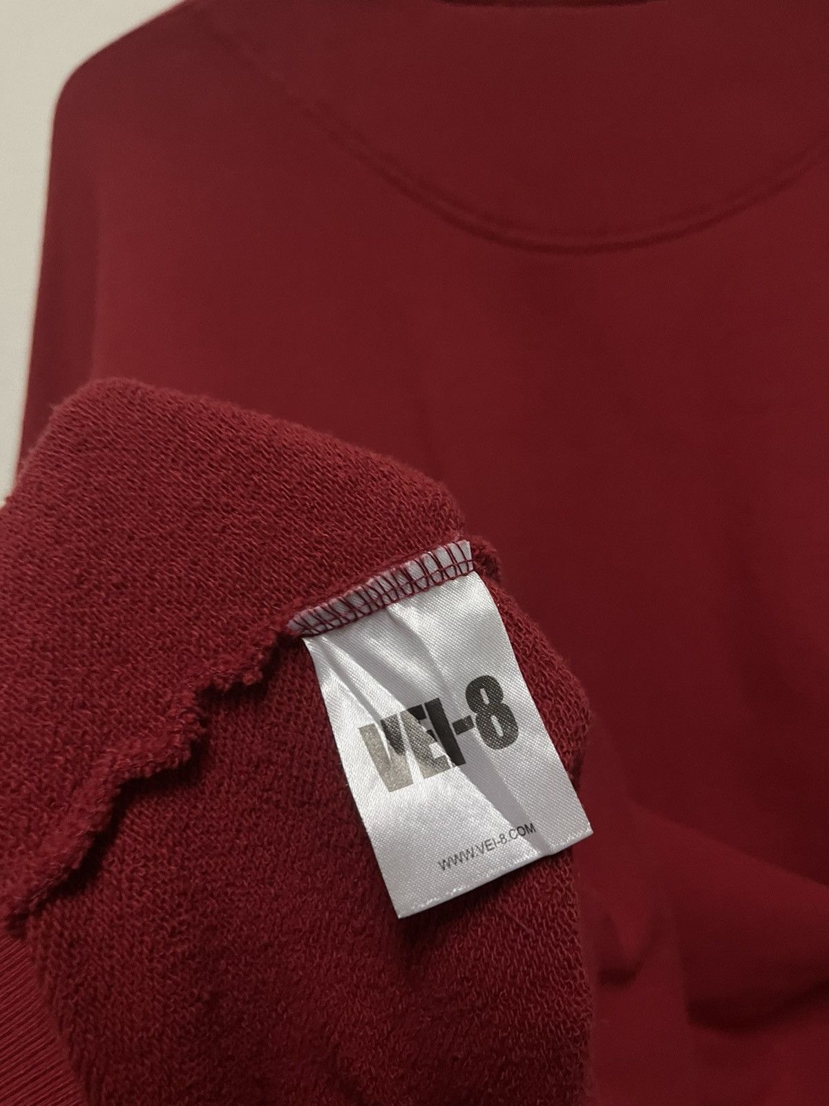 Japanese Brand Unisex Knit Sleeve Sweatshirt Red Size US L / EU 52-54 / 3 - 17 Thumbnail