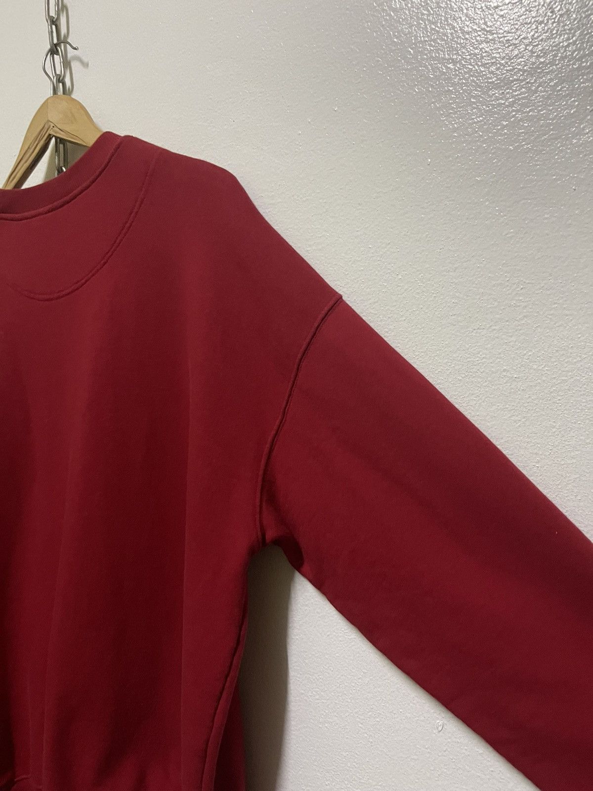 Japanese Brand Unisex Knit Sleeve Sweatshirt Red Size US L / EU 52-54 / 3 - 13 Thumbnail
