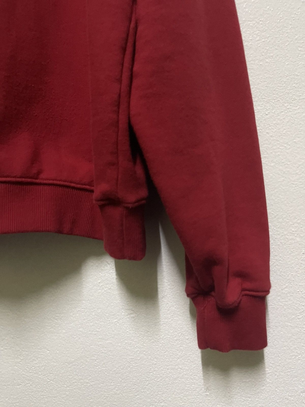 Japanese Brand Unisex Knit Sleeve Sweatshirt Red Size US L / EU 52-54 / 3 - 14 Thumbnail