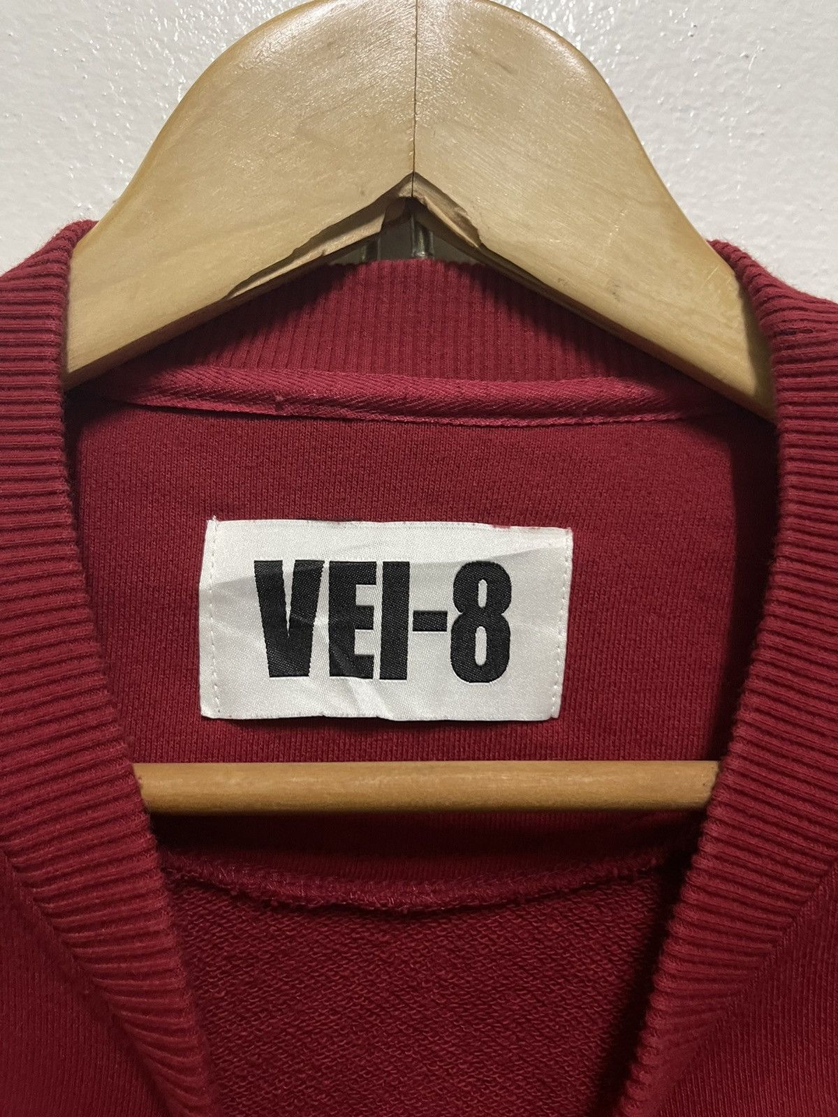 Japanese Brand Unisex Knit Sleeve Sweatshirt Red Size US L / EU 52-54 / 3 - 8 Thumbnail