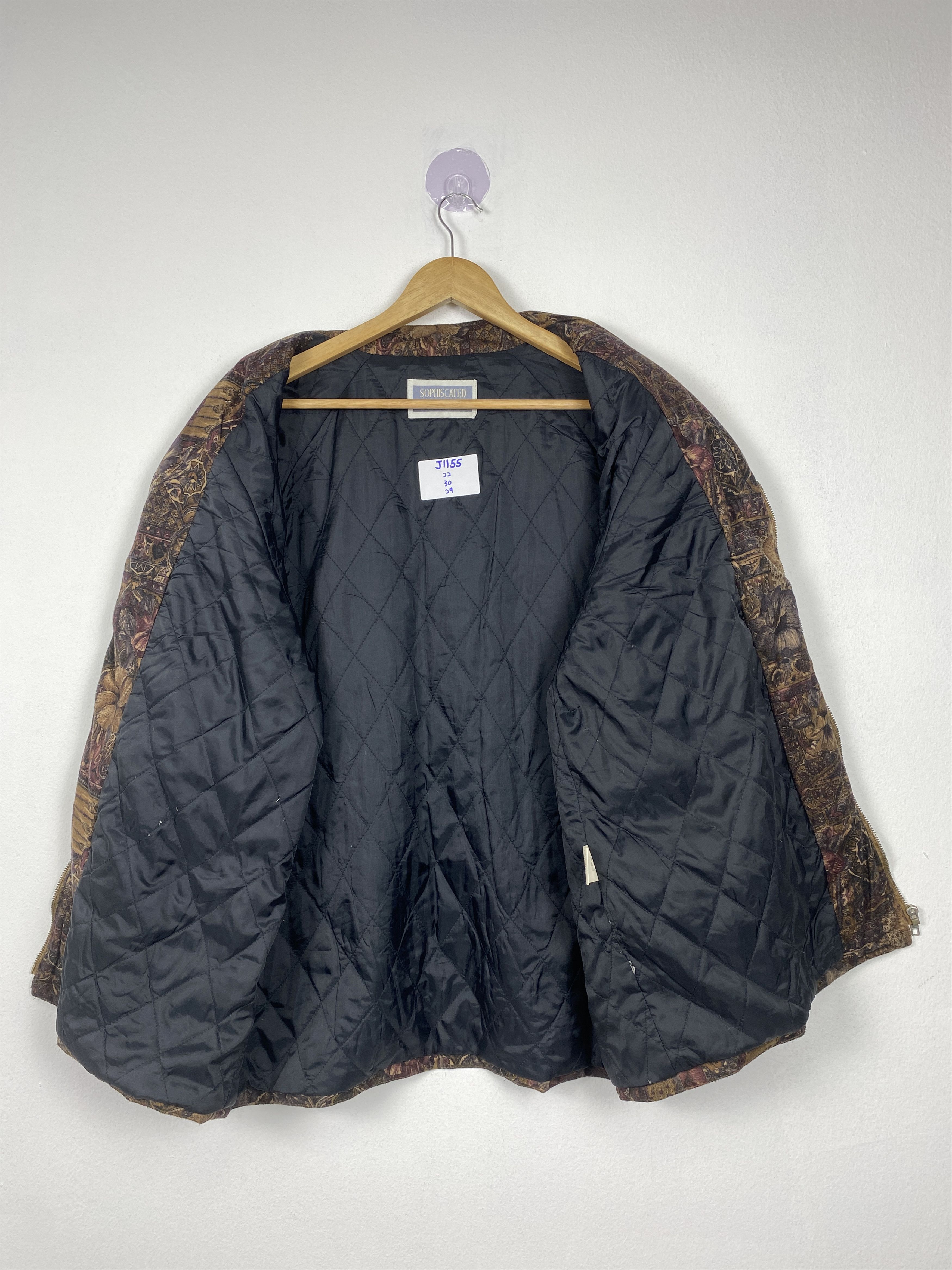 Japanese Brand Vintage SOPHISCATED Floral Quilted Lining Jacket J1155 Size US S / EU 44-46 / 1 - 10 Thumbnail