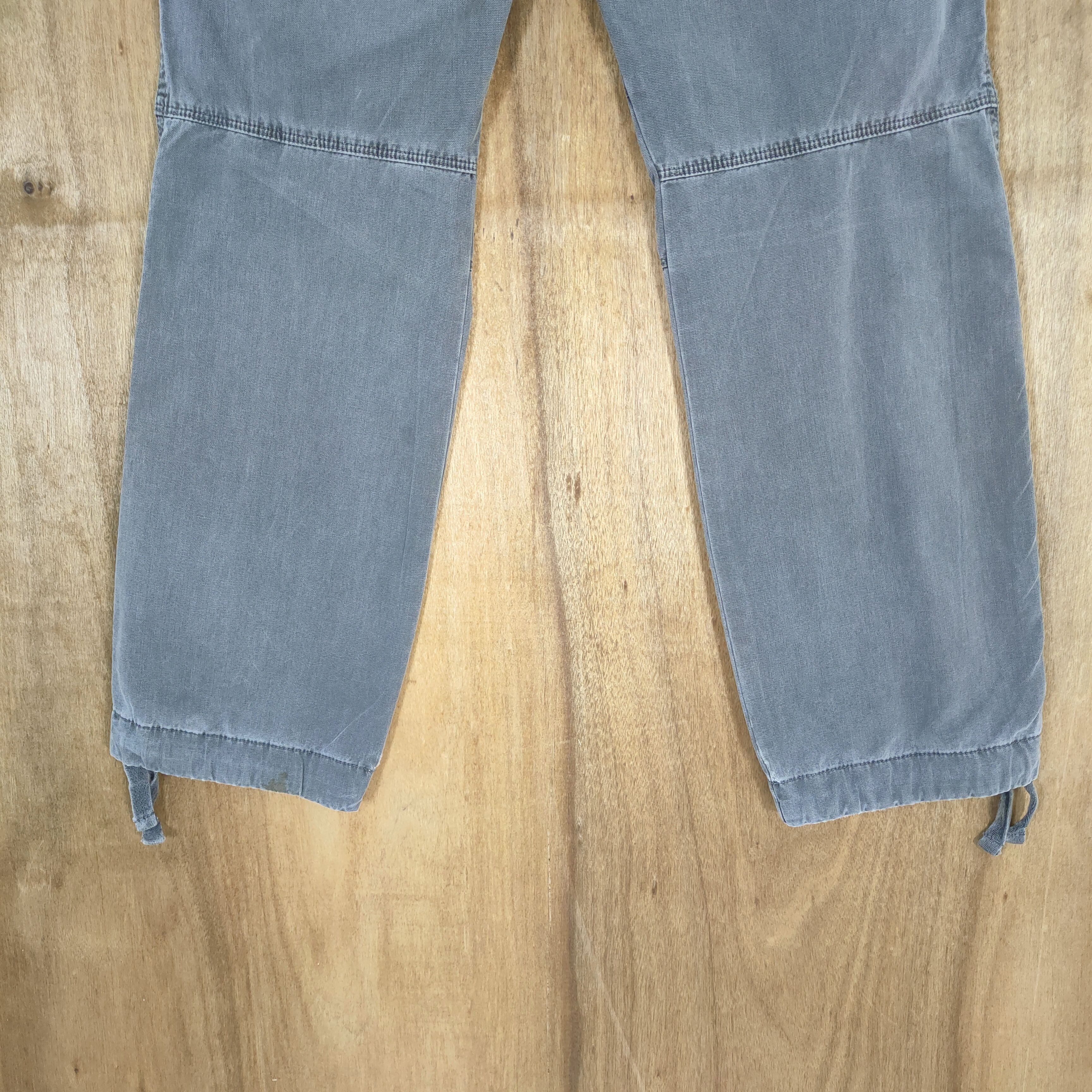 Japanese Brand VINTAGE JAPANESE BRAND FADED BLACK CARGO PANTS Size US 30 / EU 46 - 9 Thumbnail