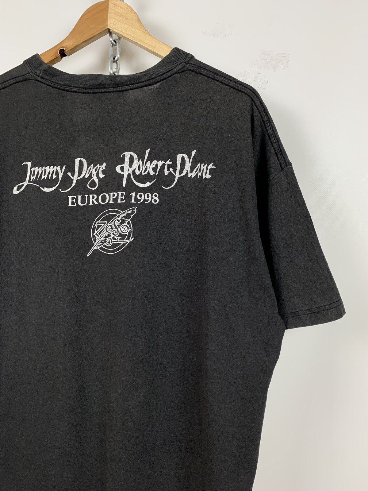 Band Tees 1998 Vintage Page Plant Europe Tour Shirt Size US XL / EU 56 / 4 - 10 Thumbnail