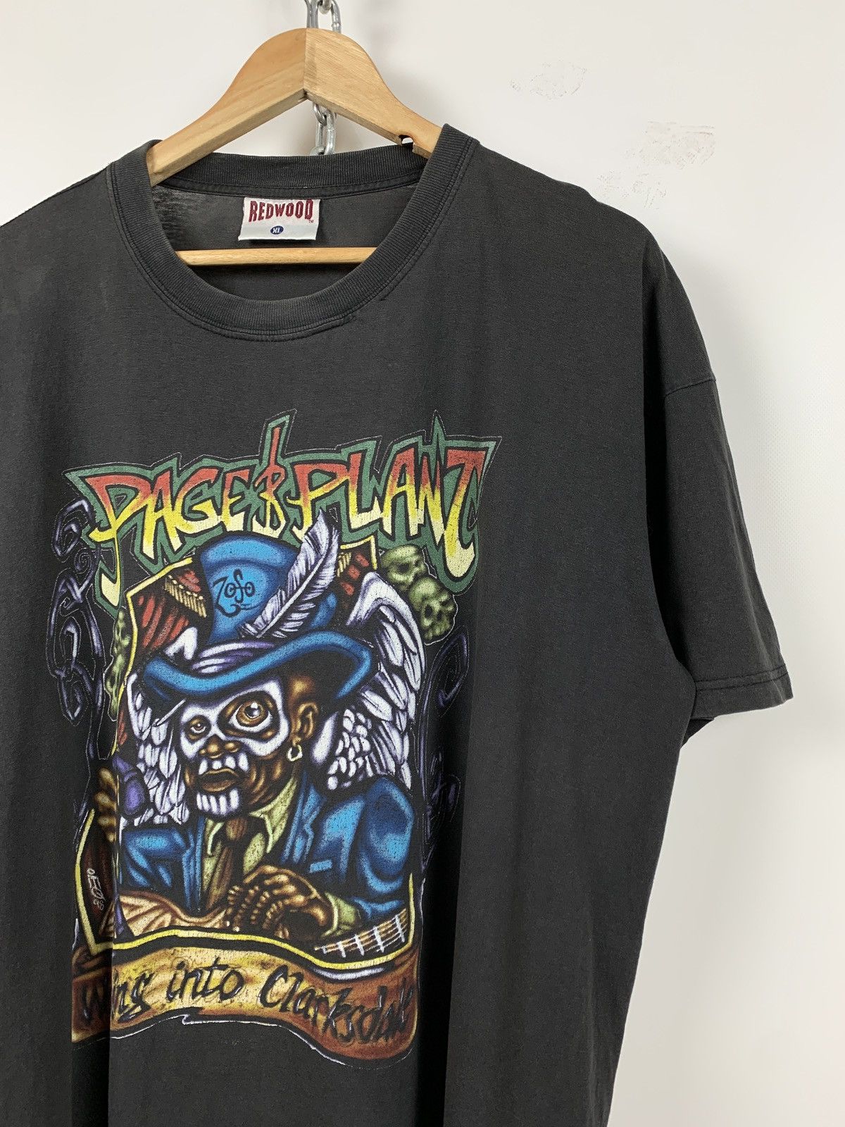 Band Tees 1998 Vintage Page Plant Europe Tour Shirt Size US XL / EU 56 / 4 - 4 Thumbnail