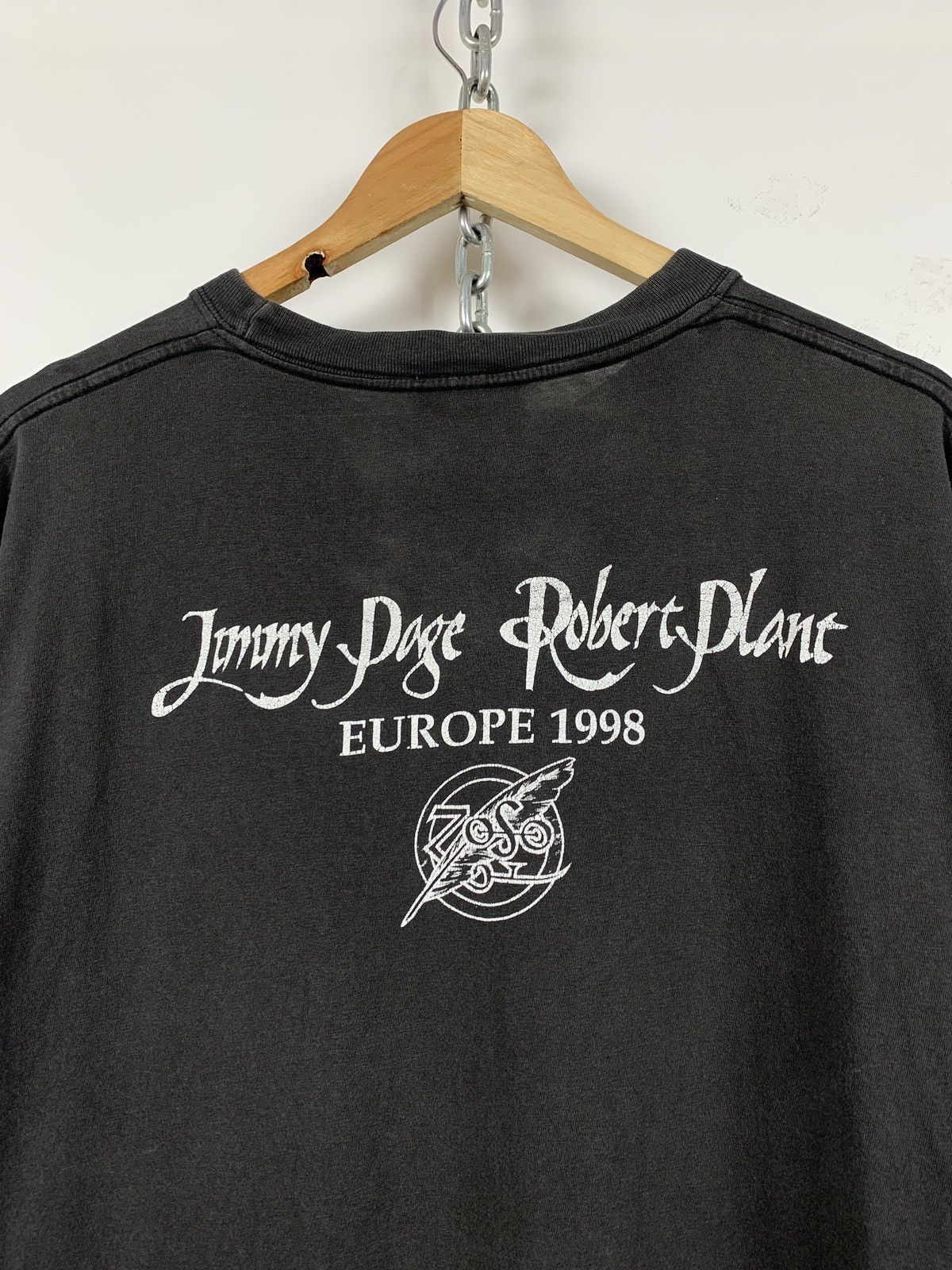 Band Tees 1998 Vintage Page Plant Europe Tour Shirt Size US XL / EU 56 / 4 - 11 Thumbnail
