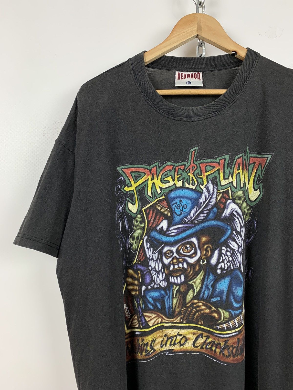 Band Tees 1998 Vintage Page Plant Europe Tour Shirt Size US XL / EU 56 / 4 - 3 Thumbnail
