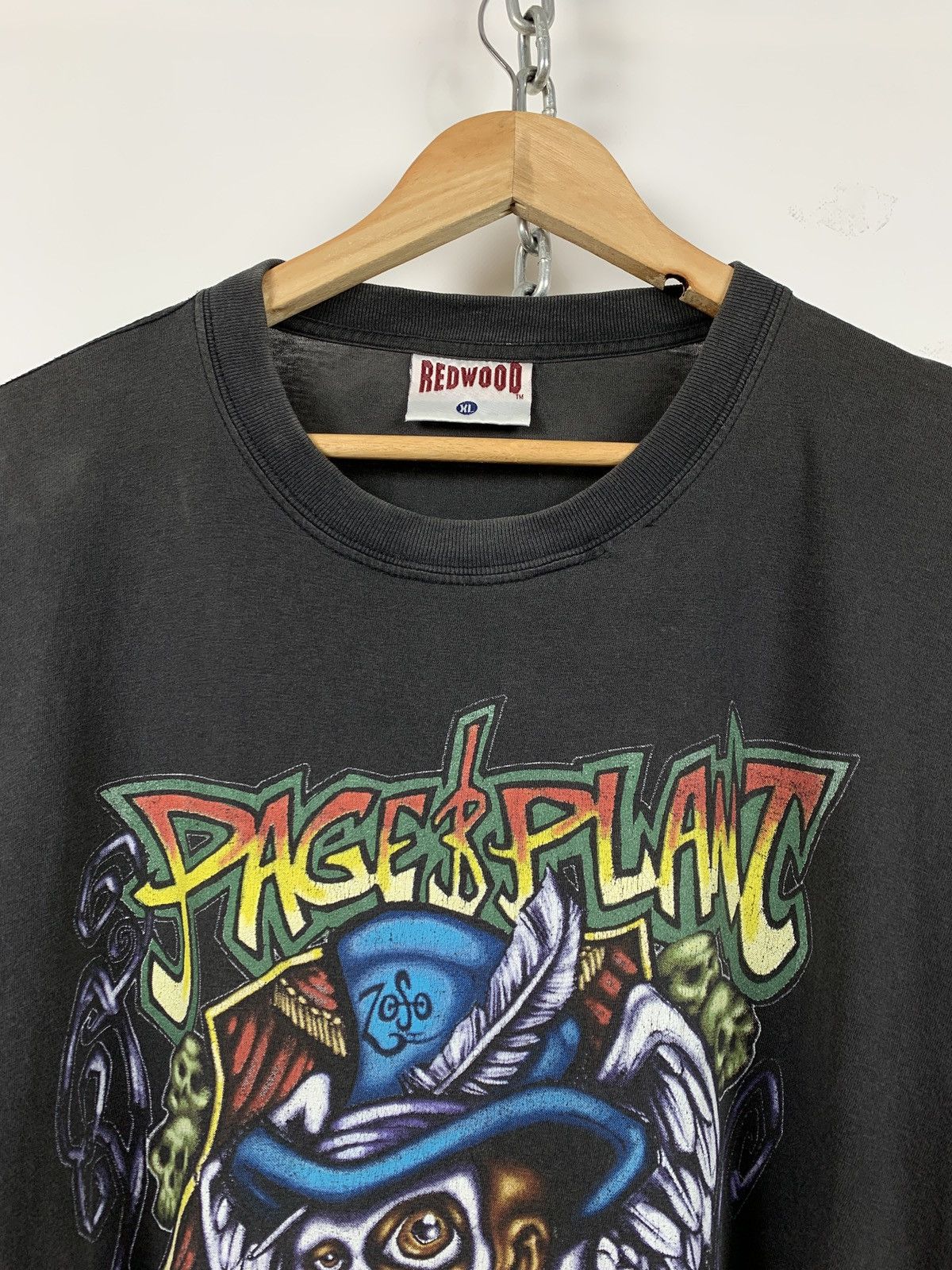 Band Tees 1998 Vintage Page Plant Europe Tour Shirt Size US XL / EU 56 / 4 - 5 Thumbnail