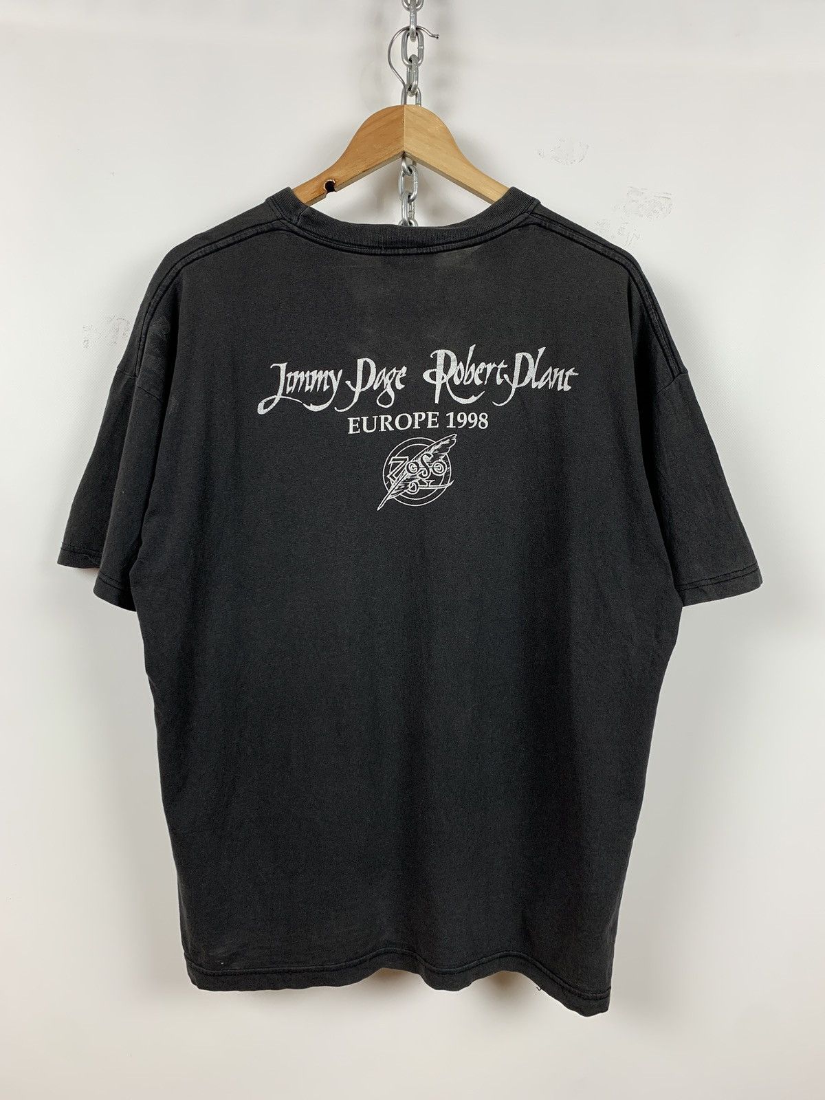 Band Tees 1998 Vintage Page Plant Europe Tour Shirt Size US XL / EU 56 / 4 - 2 Thumbnail