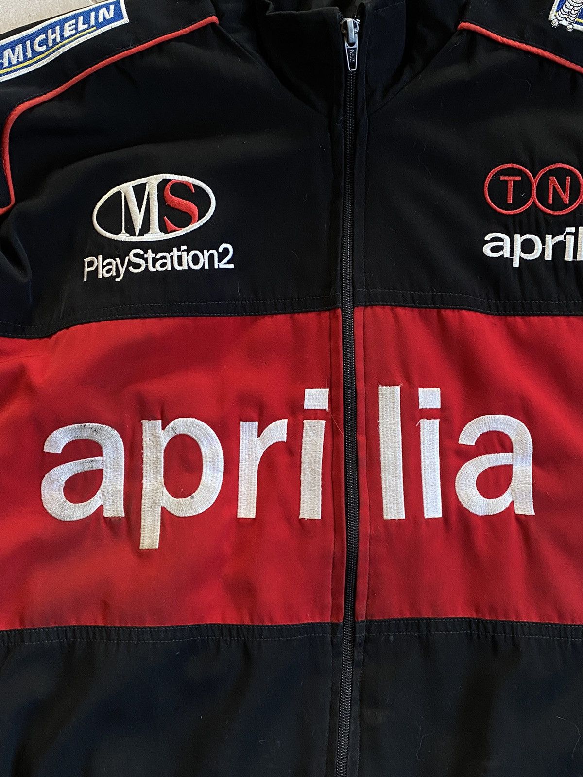 Other Rare Aprilia Jacket Racing Motorsport Embroidery Streetwear Size US L / EU 52-54 / 3 - 6 Thumbnail