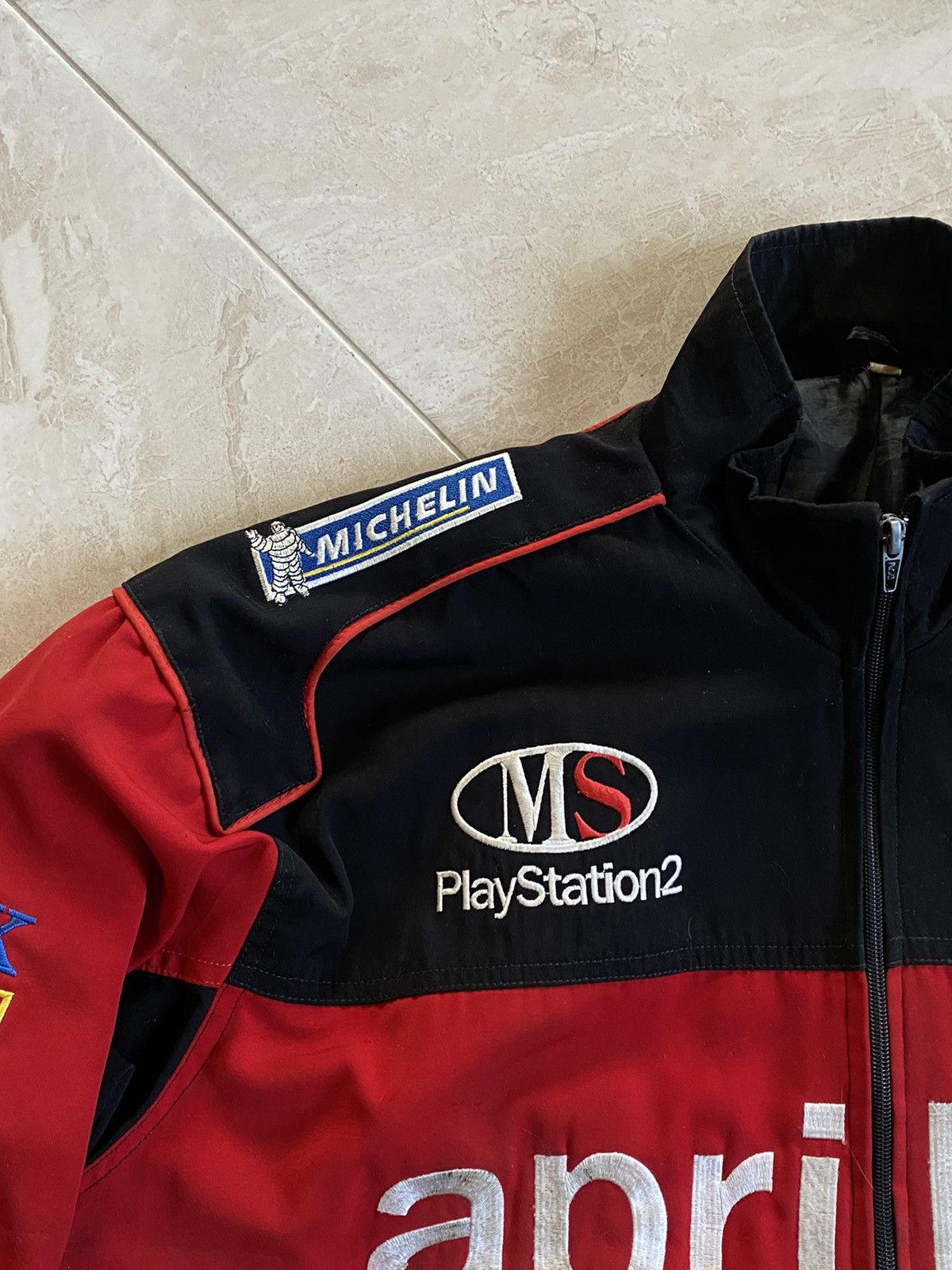 Other Rare Aprilia Jacket Racing Motorsport Embroidery Streetwear Size US L / EU 52-54 / 3 - 4 Thumbnail