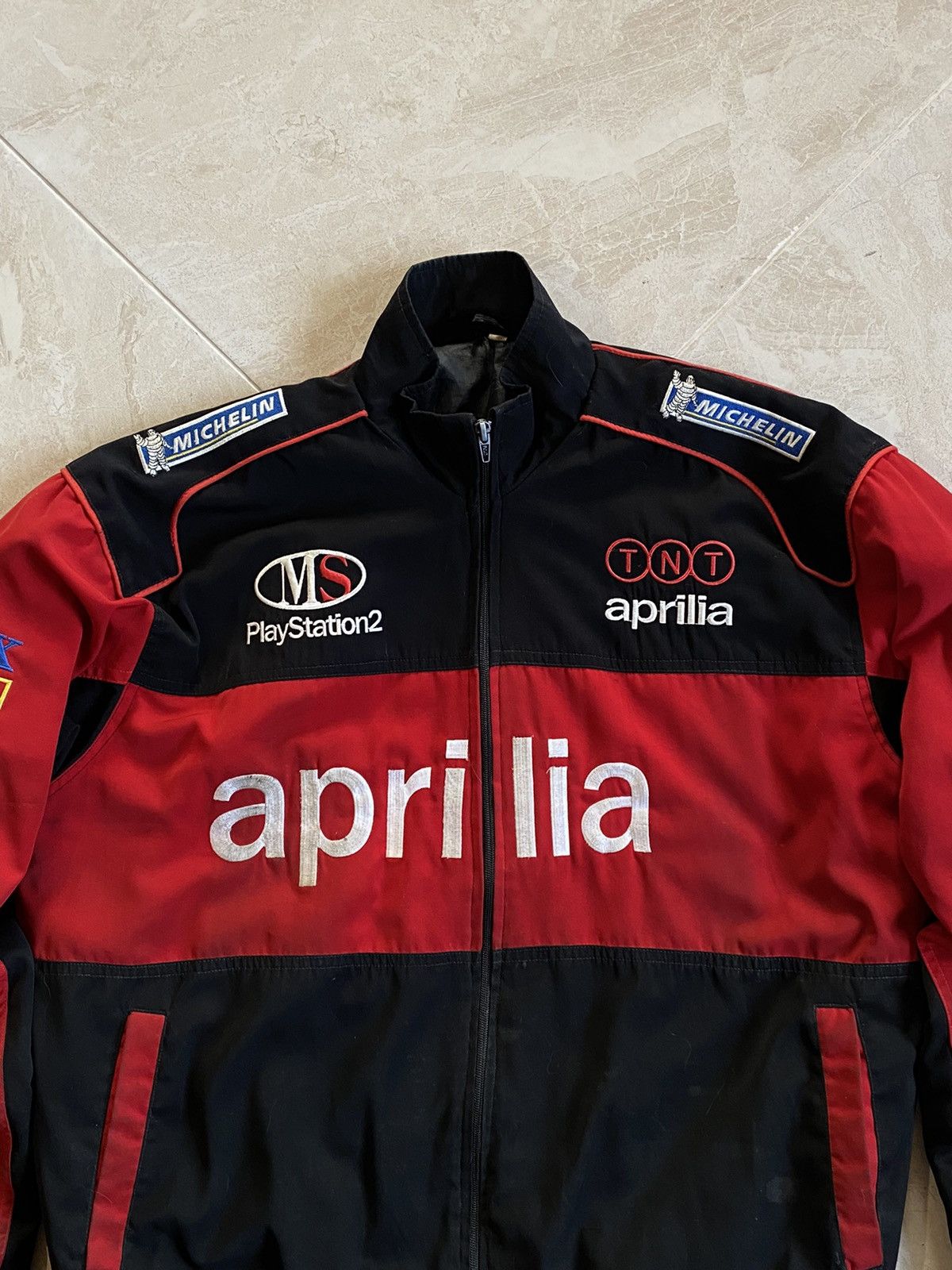 Other Rare Aprilia Jacket Racing Motorsport Embroidery Streetwear Size US L / EU 52-54 / 3 - 3 Thumbnail