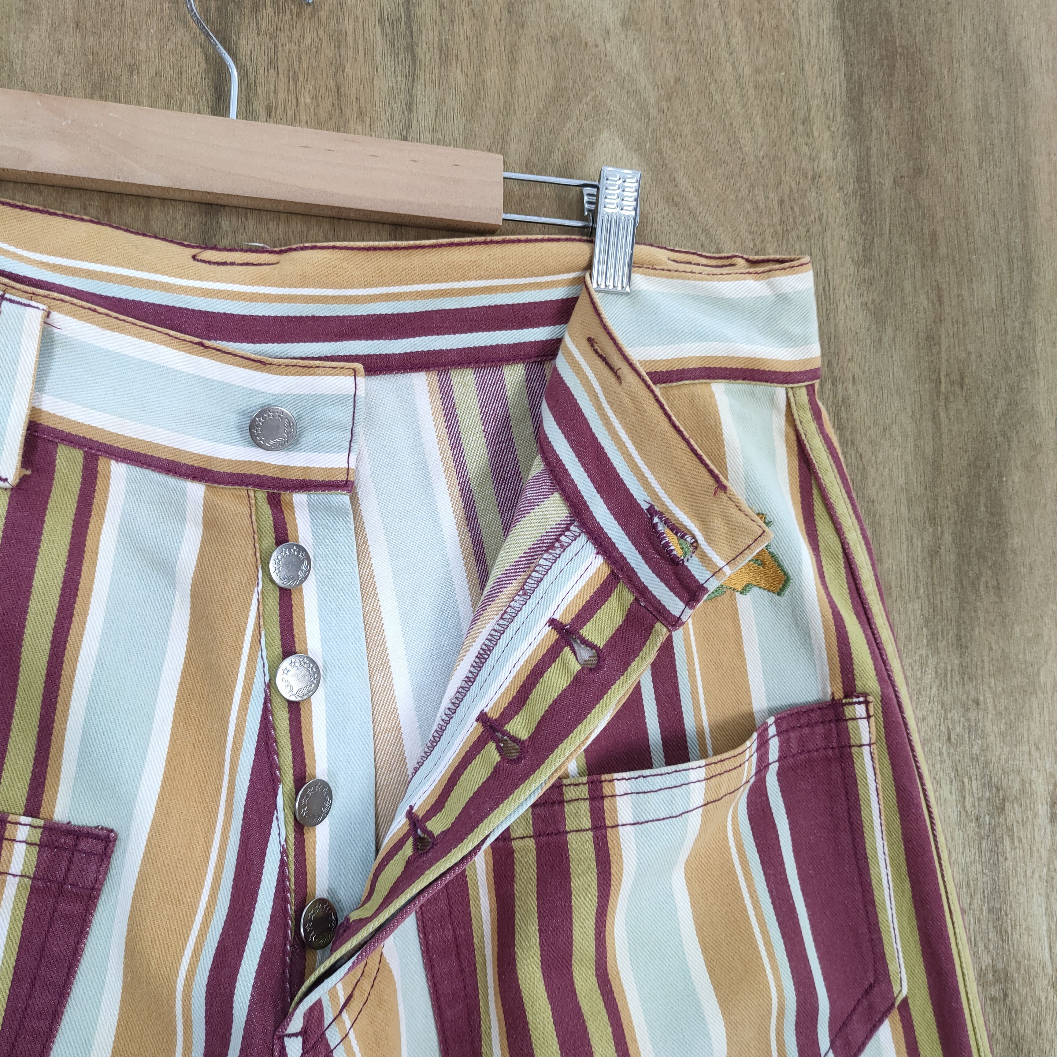 Melrose CUZ MELROSE STRIPE BUTTONFLY CHINO BUSH PANTS Size US 36 / EU 52 - 14 Thumbnail