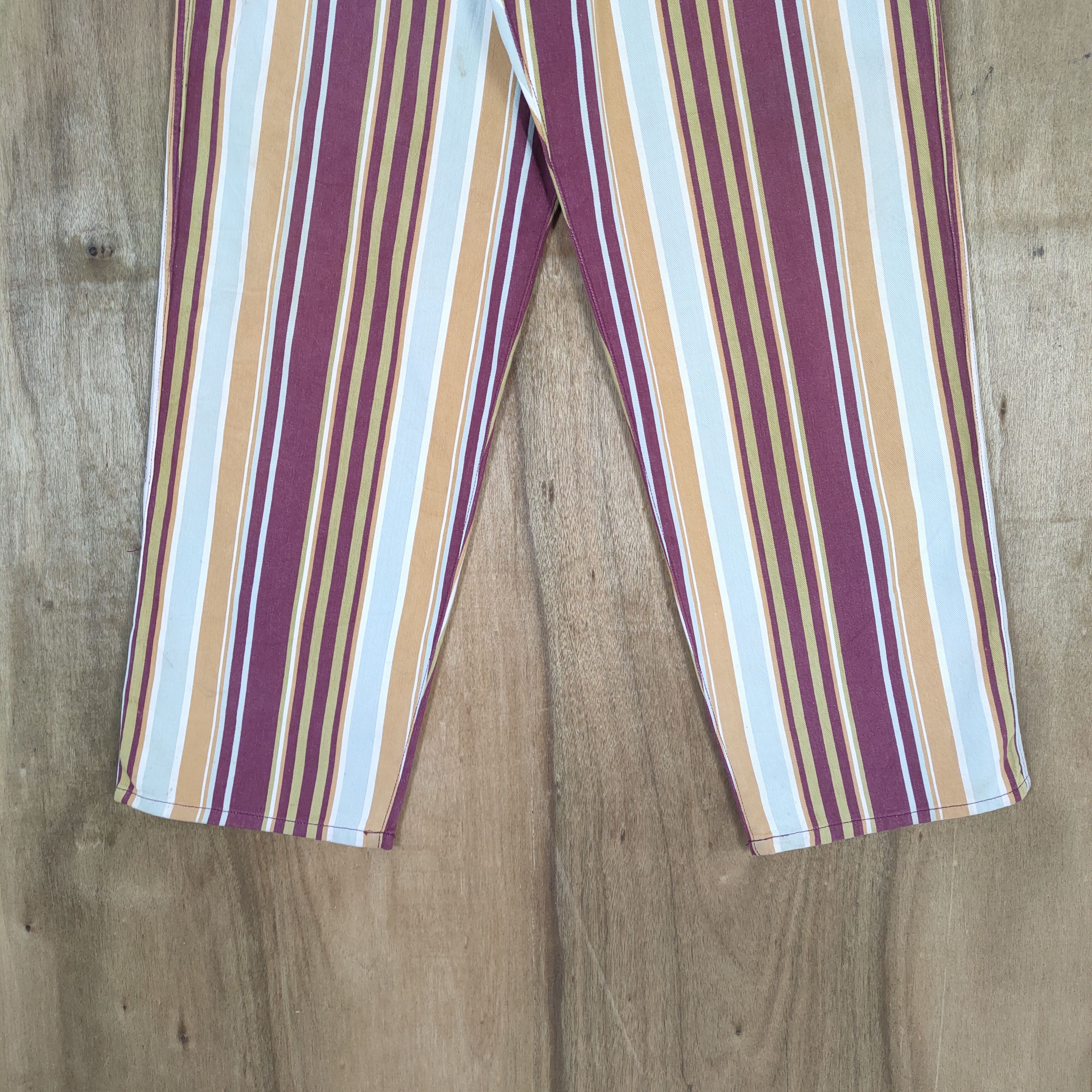 Melrose CUZ MELROSE STRIPE BUTTONFLY CHINO BUSH PANTS Size US 36 / EU 52 - 5 Thumbnail