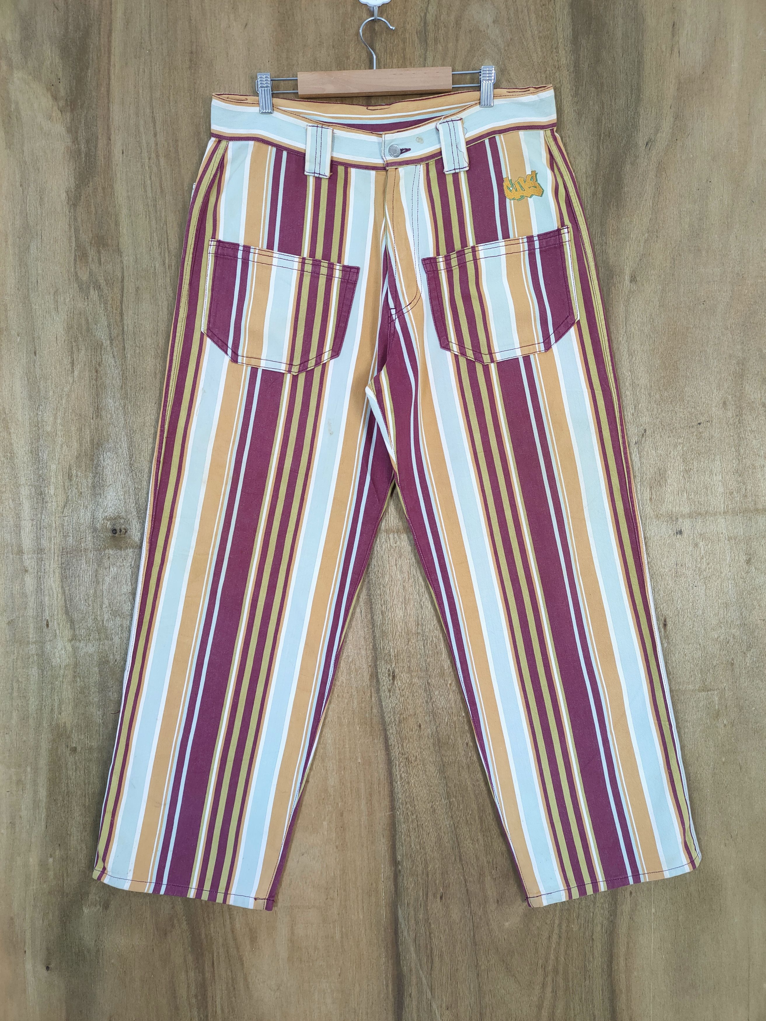 CUZ MELROSE STRIPE BUTTONFLY CHINO BUSH PANTS