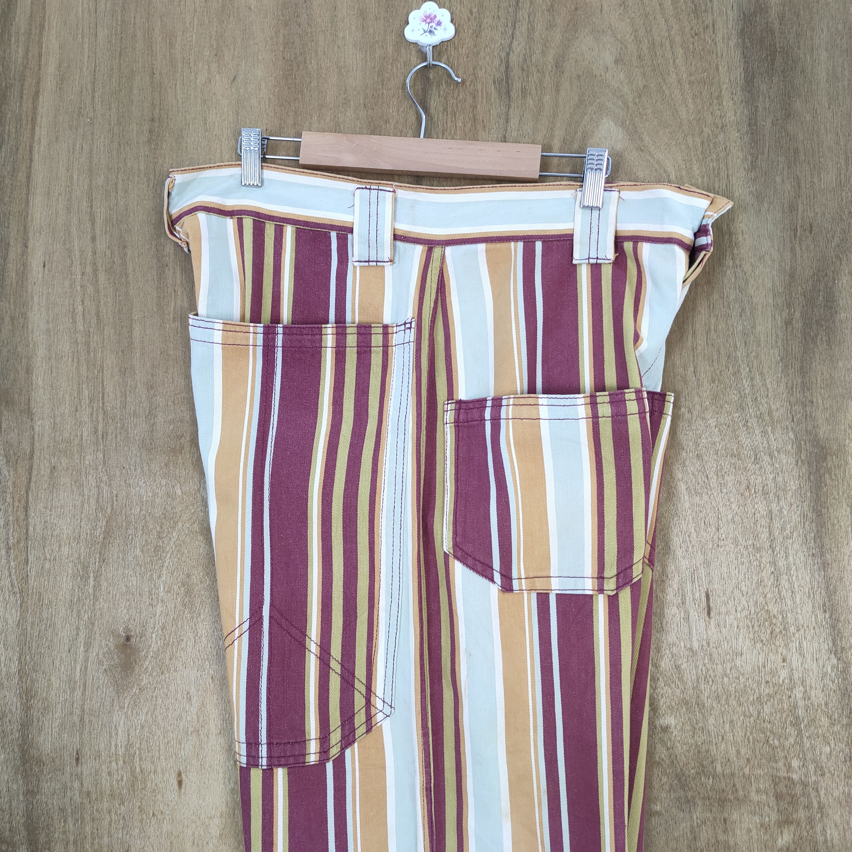 Melrose CUZ MELROSE STRIPE BUTTONFLY CHINO BUSH PANTS Size US 36 / EU 52 - 19 Thumbnail