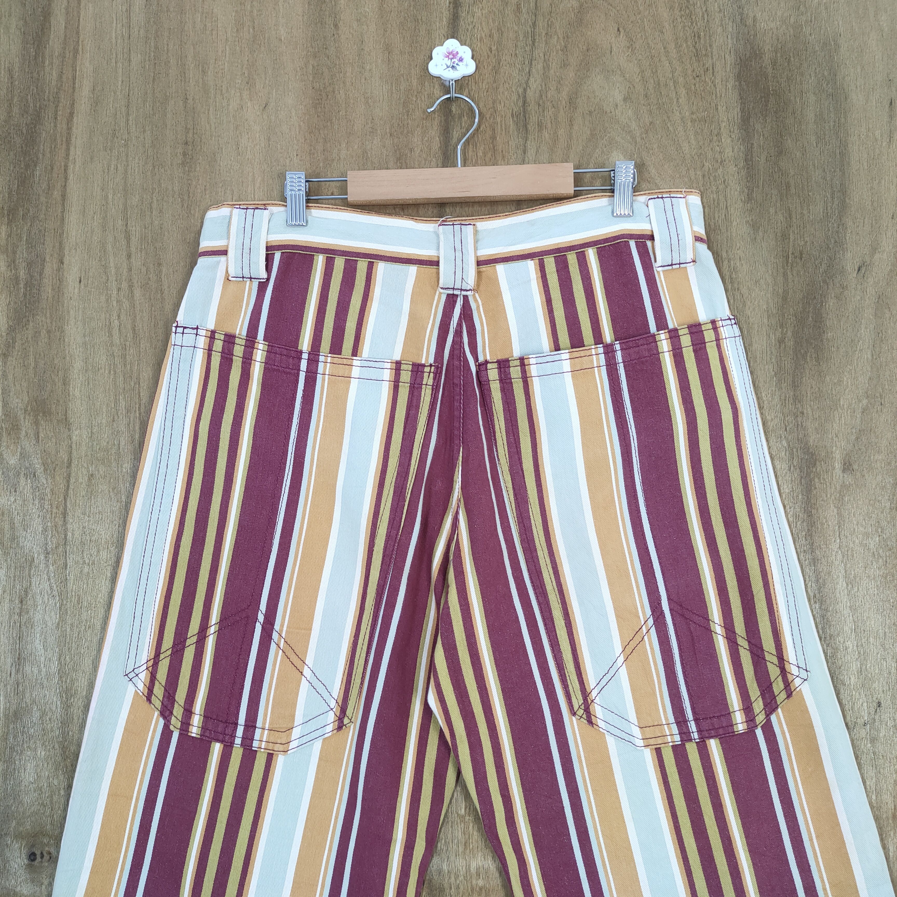 Melrose CUZ MELROSE STRIPE BUTTONFLY CHINO BUSH PANTS Size US 36 / EU 52 - 10 Thumbnail