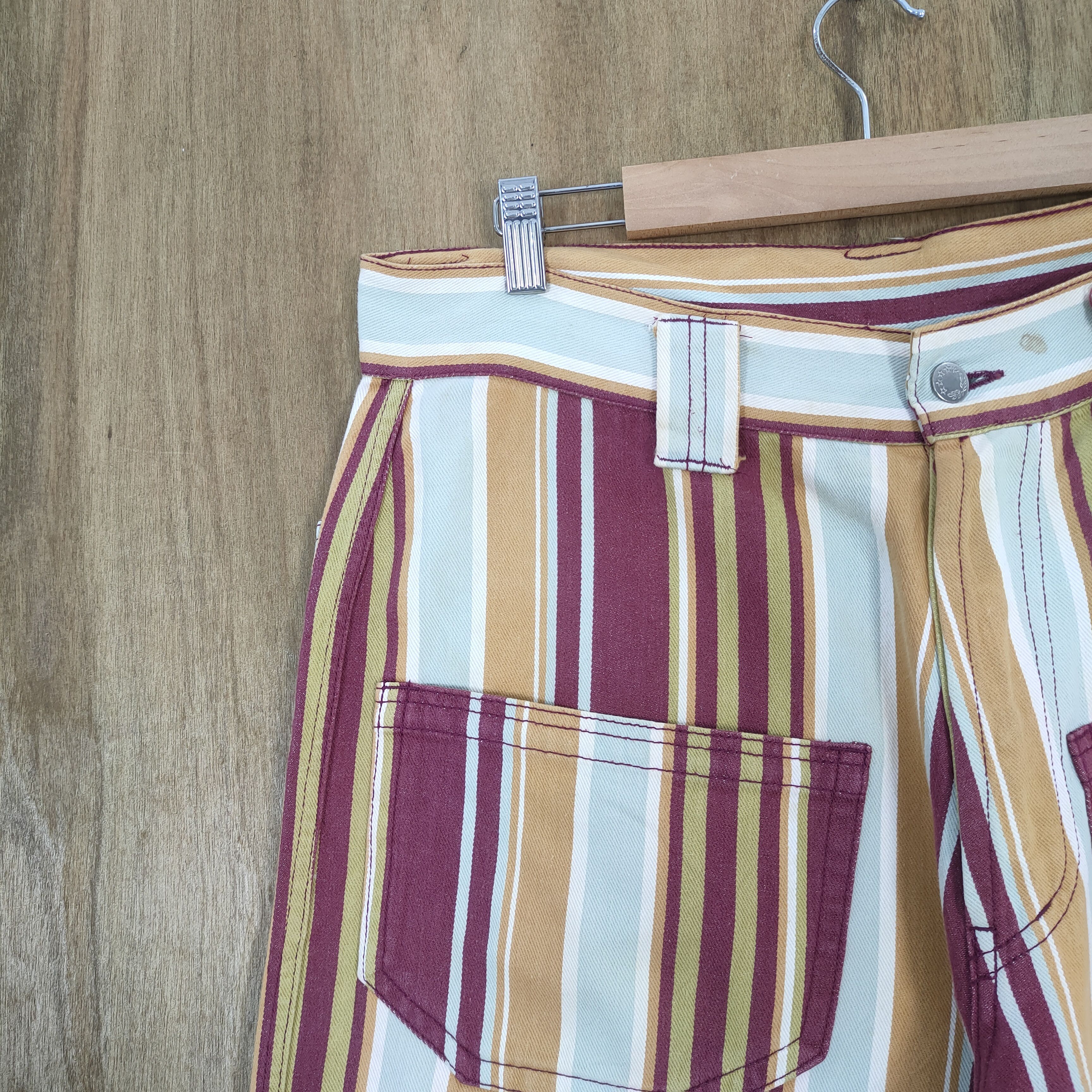 Melrose CUZ MELROSE STRIPE BUTTONFLY CHINO BUSH PANTS Size US 36 / EU 52 - 7 Thumbnail