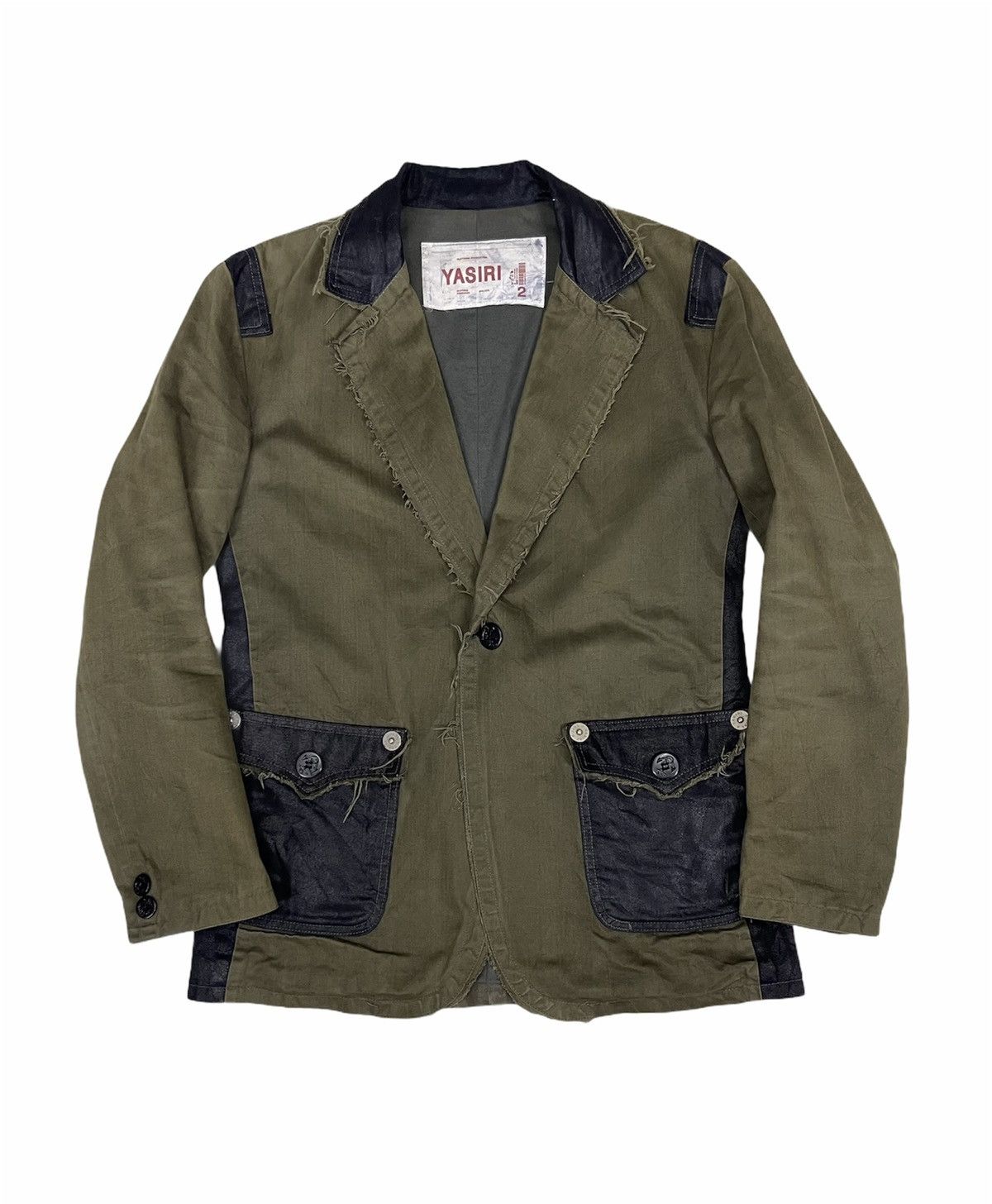 Japanese Brand YASIRI HYBRID RECONSTRUC JACKET MADE IN JAPAN Size US L / EU 52-54 / 3 - 1 Thumbnail