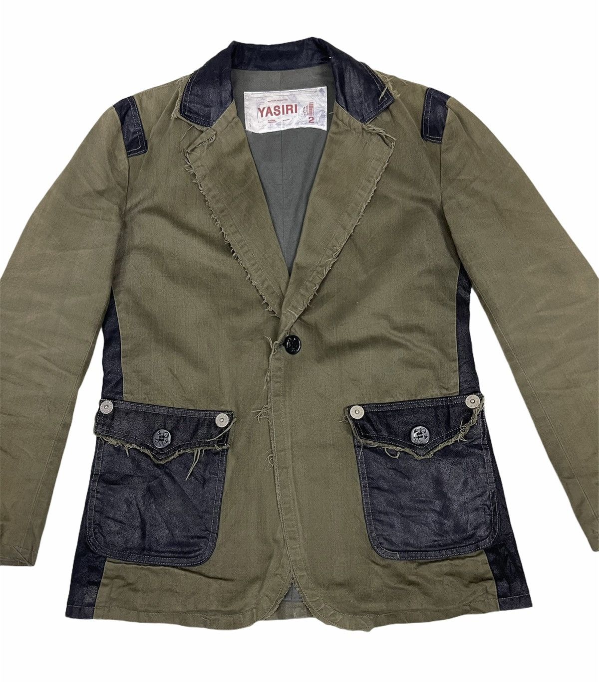 Japanese Brand YASIRI HYBRID RECONSTRUC JACKET MADE IN JAPAN Size US L / EU 52-54 / 3 - 4 Thumbnail