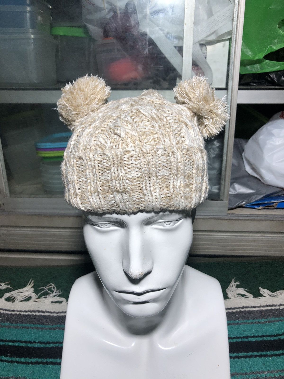 Other Unknown Bunny Horn Knitted Nice Beanie Hats Size ONE SIZE - 2 Thumbnail