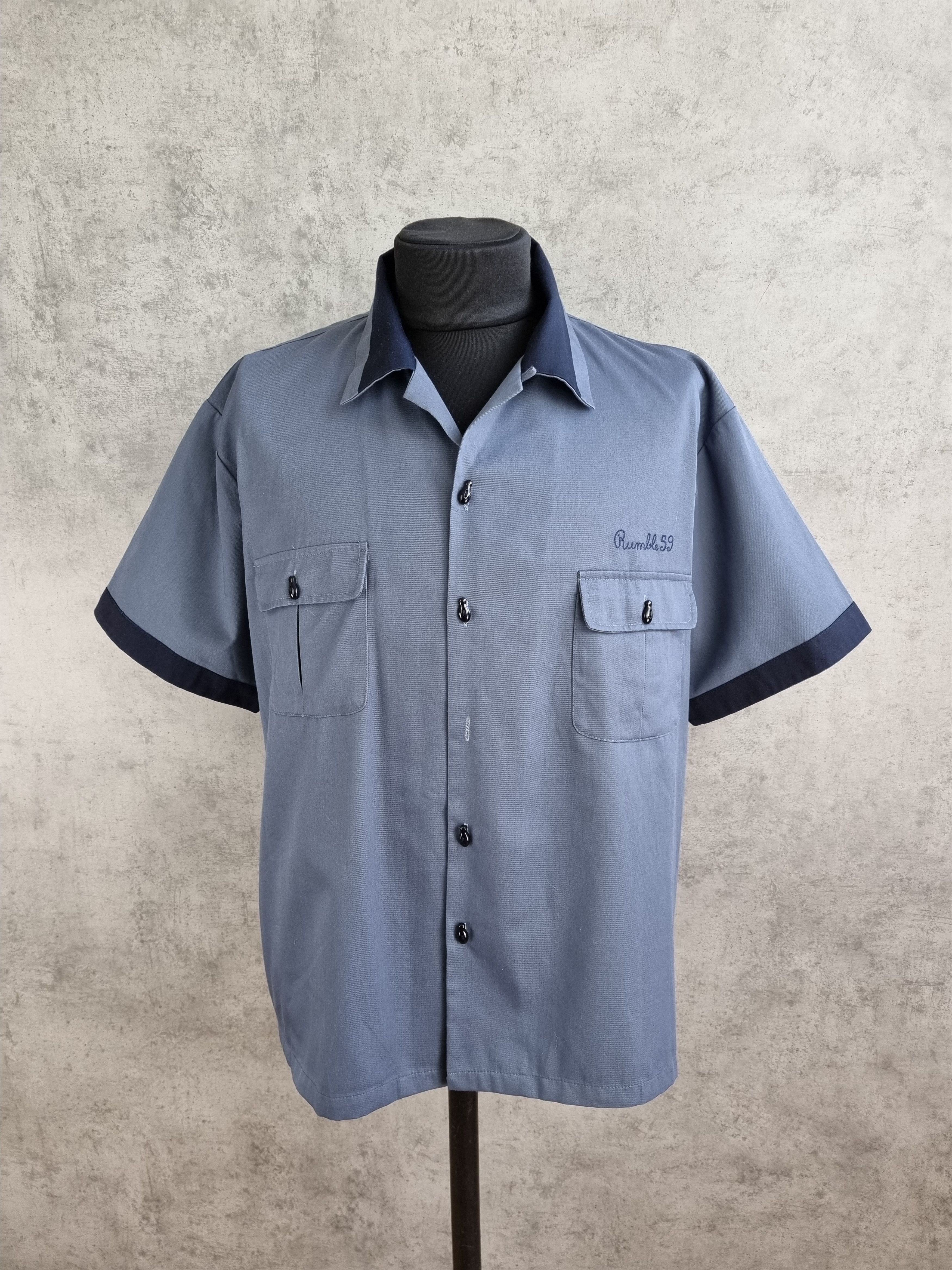Cowboy Equipment × Vintage Vintage Rare size 80s Bowling heavy Shirt Size US XXL / EU 58 / 5 - 2 Thumbnail