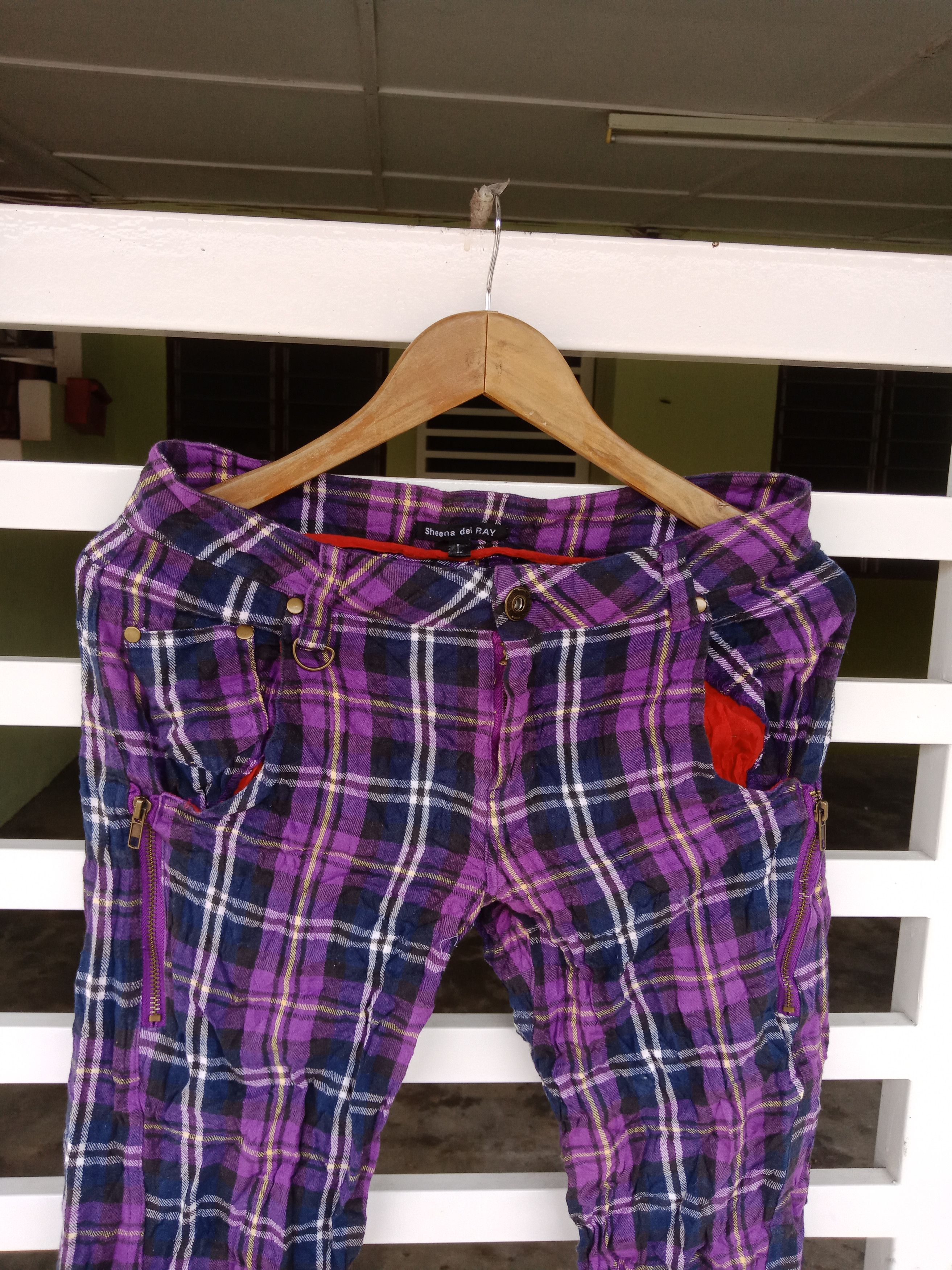 In The Attic Sheena del RAY Tartan Checker Pants Size US 30 / EU 46 - 5 Thumbnail