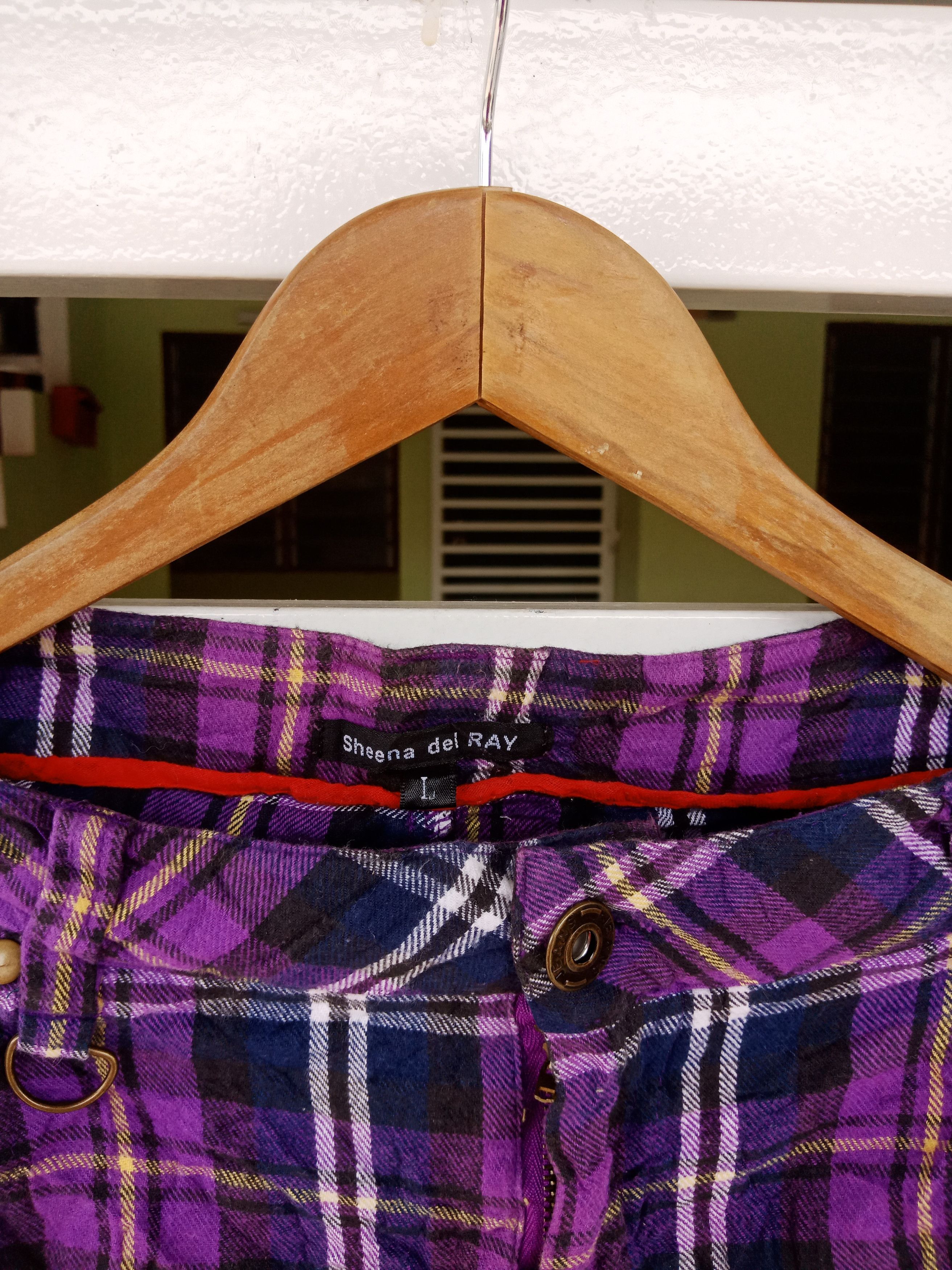 In The Attic Sheena del RAY Tartan Checker Pants Size US 30 / EU 46 - 6 Thumbnail