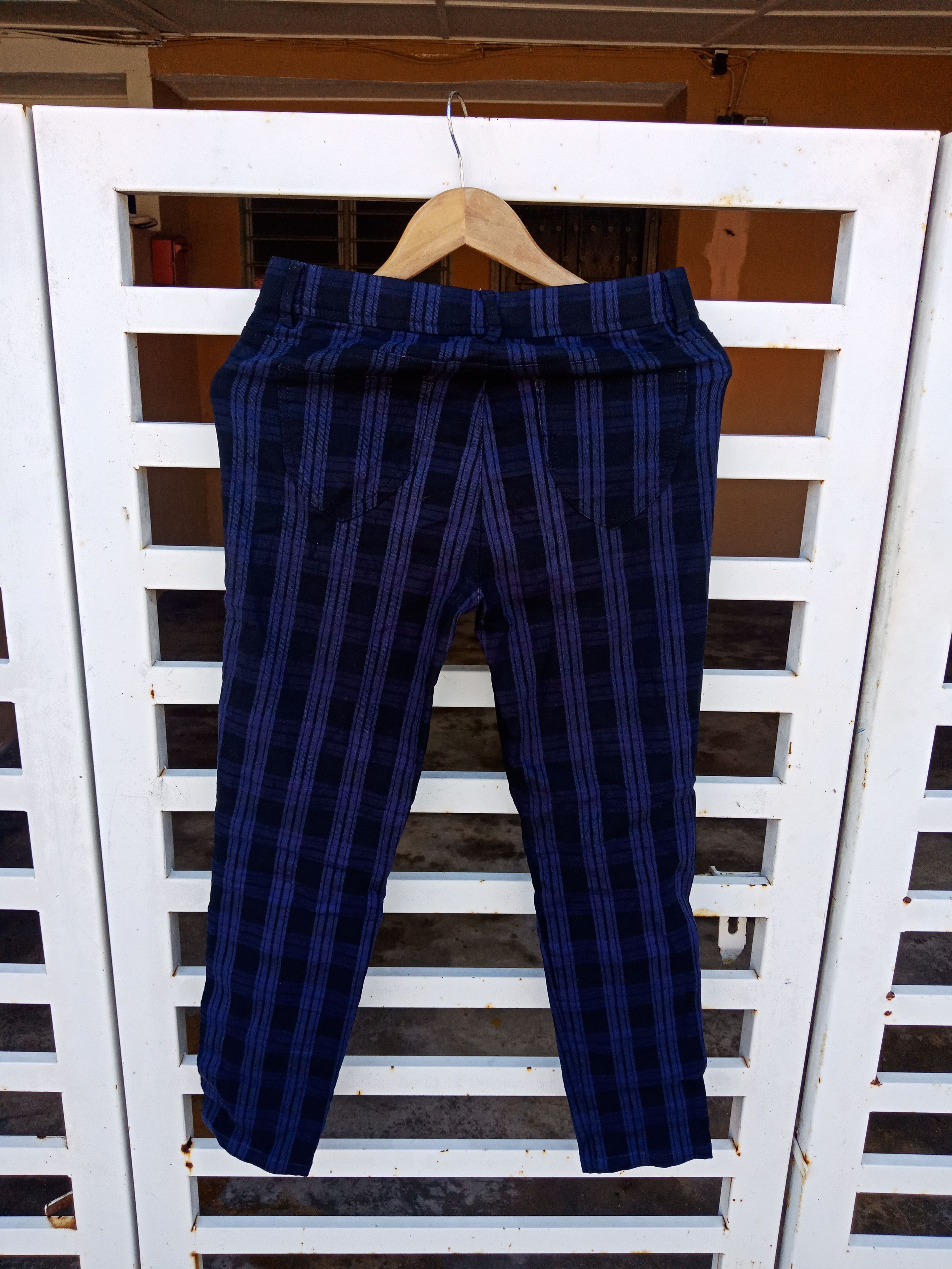 Beams Plus Good Day Tartan Plaid Grundge Bondage Punks Casual Pants Size US 29 - 1 Thumbnail