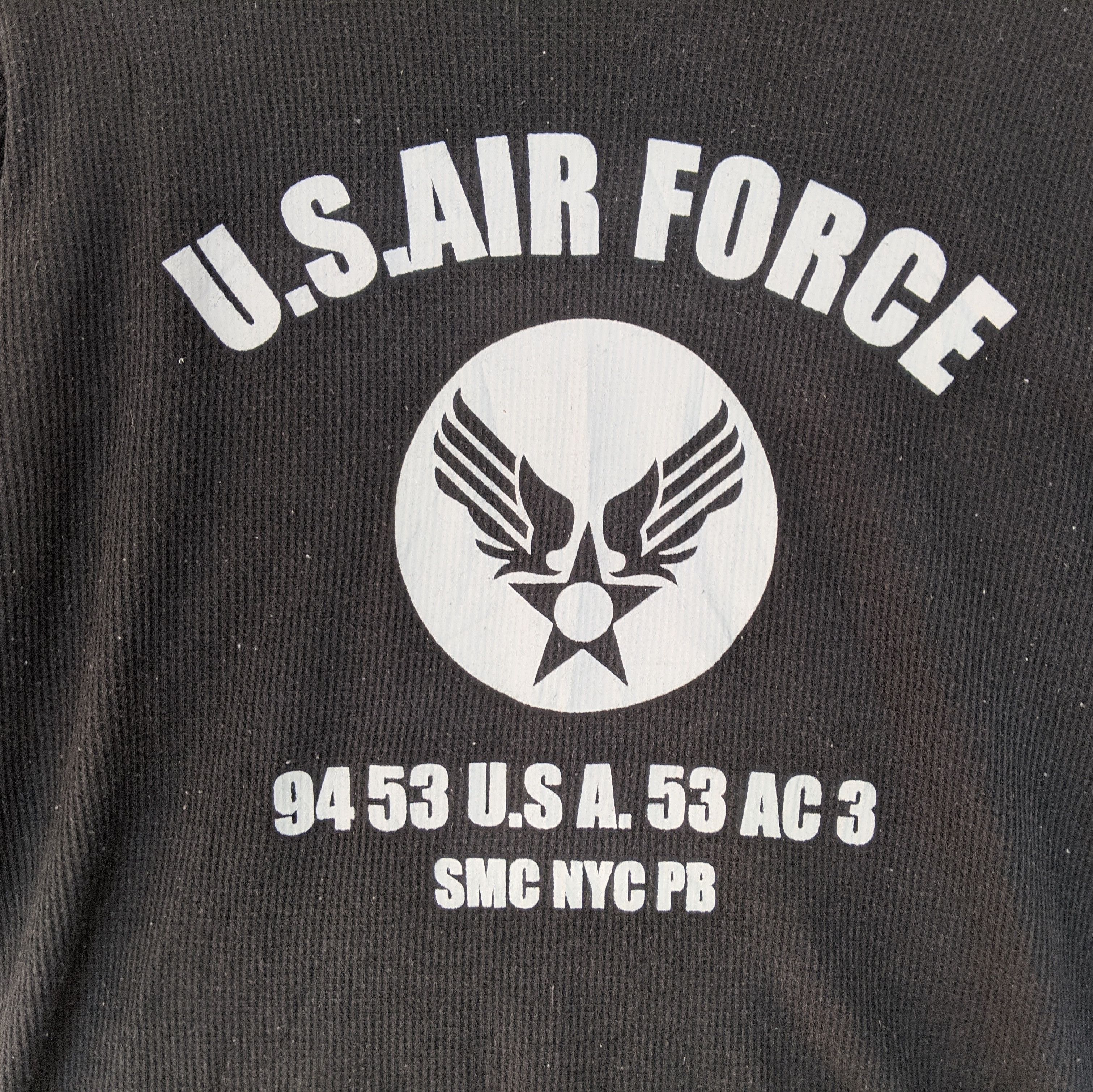 Japanese Brand US AIR FORCE Long Sleeve T-Shirt Size US M / EU 48-50 / 2 - 5 Thumbnail